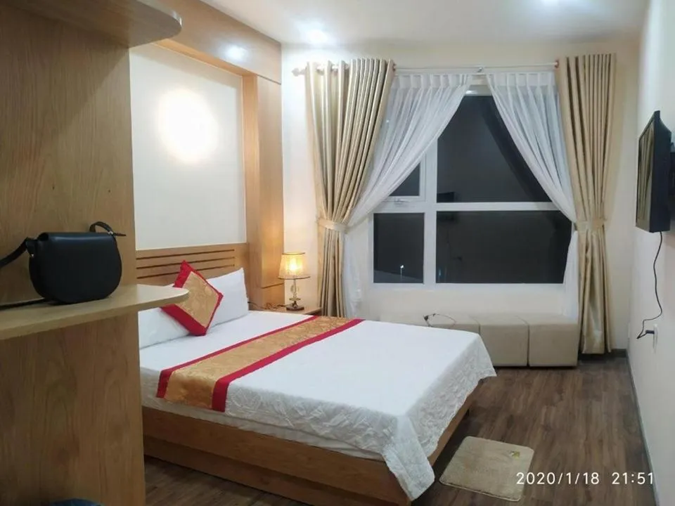 Bed in Thanh Xuan Hotel