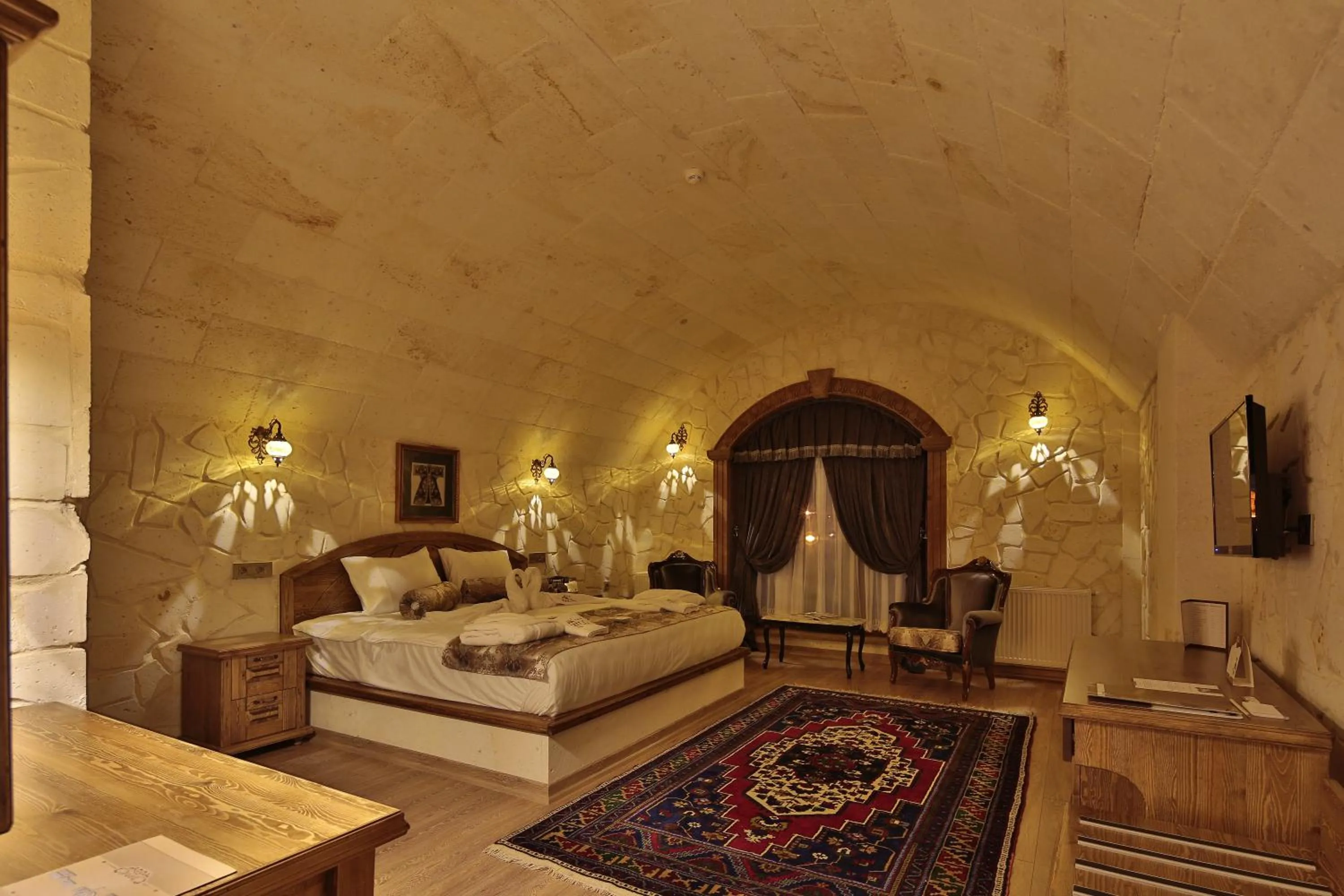 TV and multimedia, Bed in Kapadokya Hill Hotel & Spa (12+)