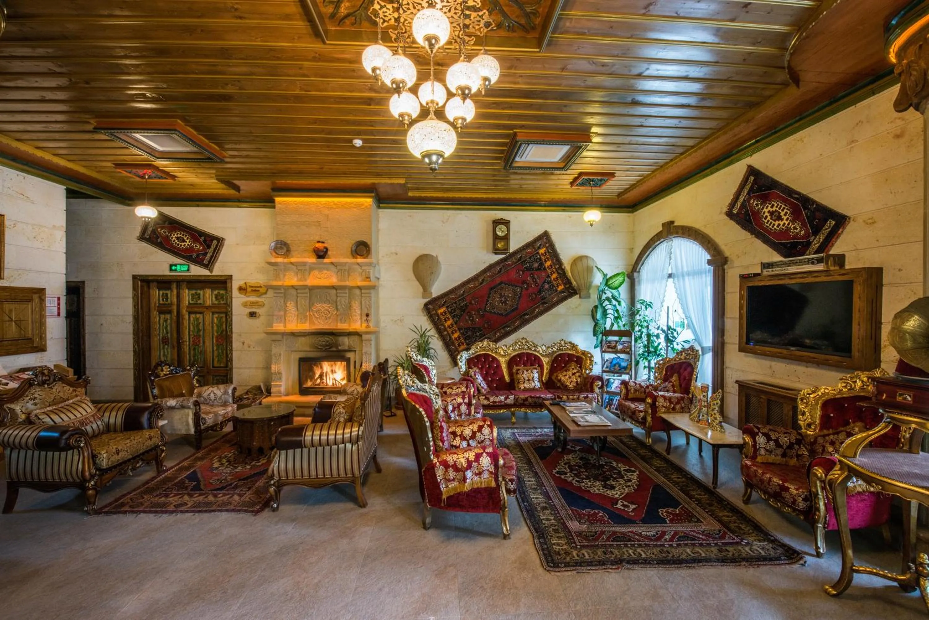 Communal lounge/ TV room in Kapadokya Hill Hotel & Spa (12+)