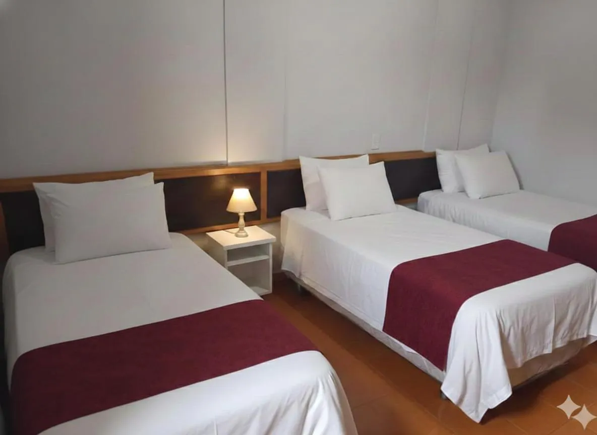 Bed in Gutemberg Palace Hotel