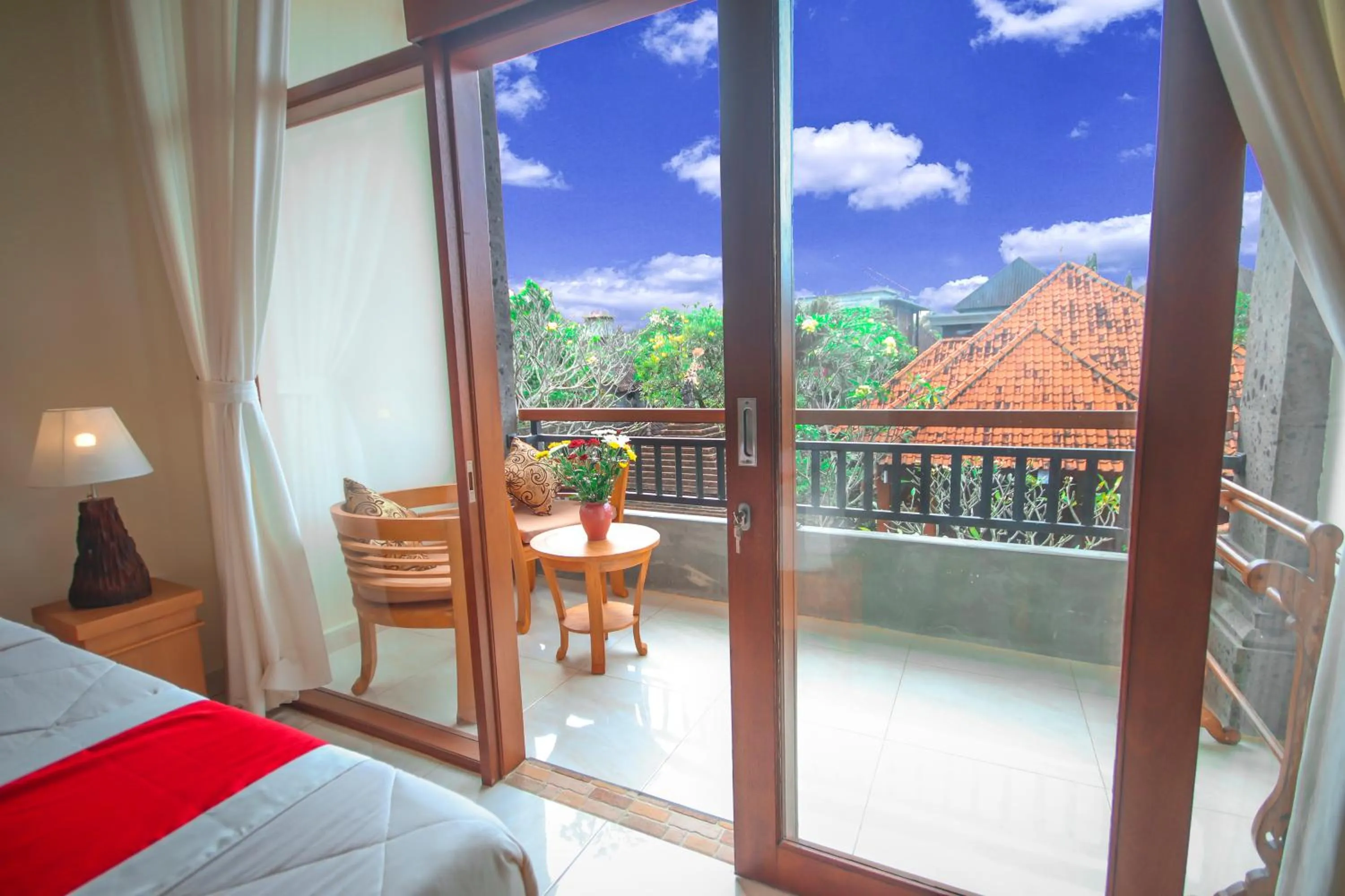 Balcony/Terrace, Bed in Satya House Ubud