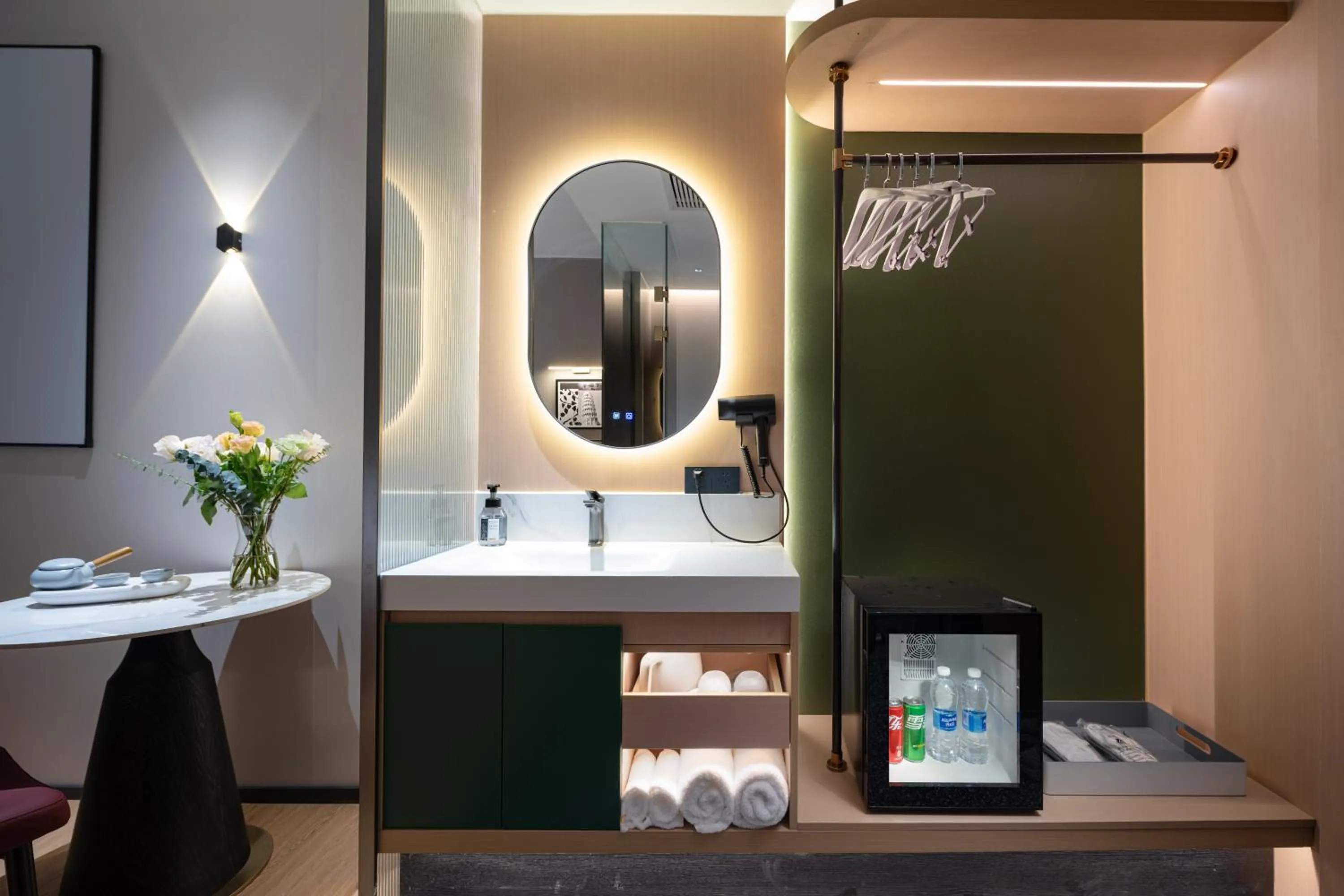 Bathroom in Kaino Natural Aesthetics Design Hotel Guangzhou Yuexiu Beijing Road International Trade Center Flagship Store