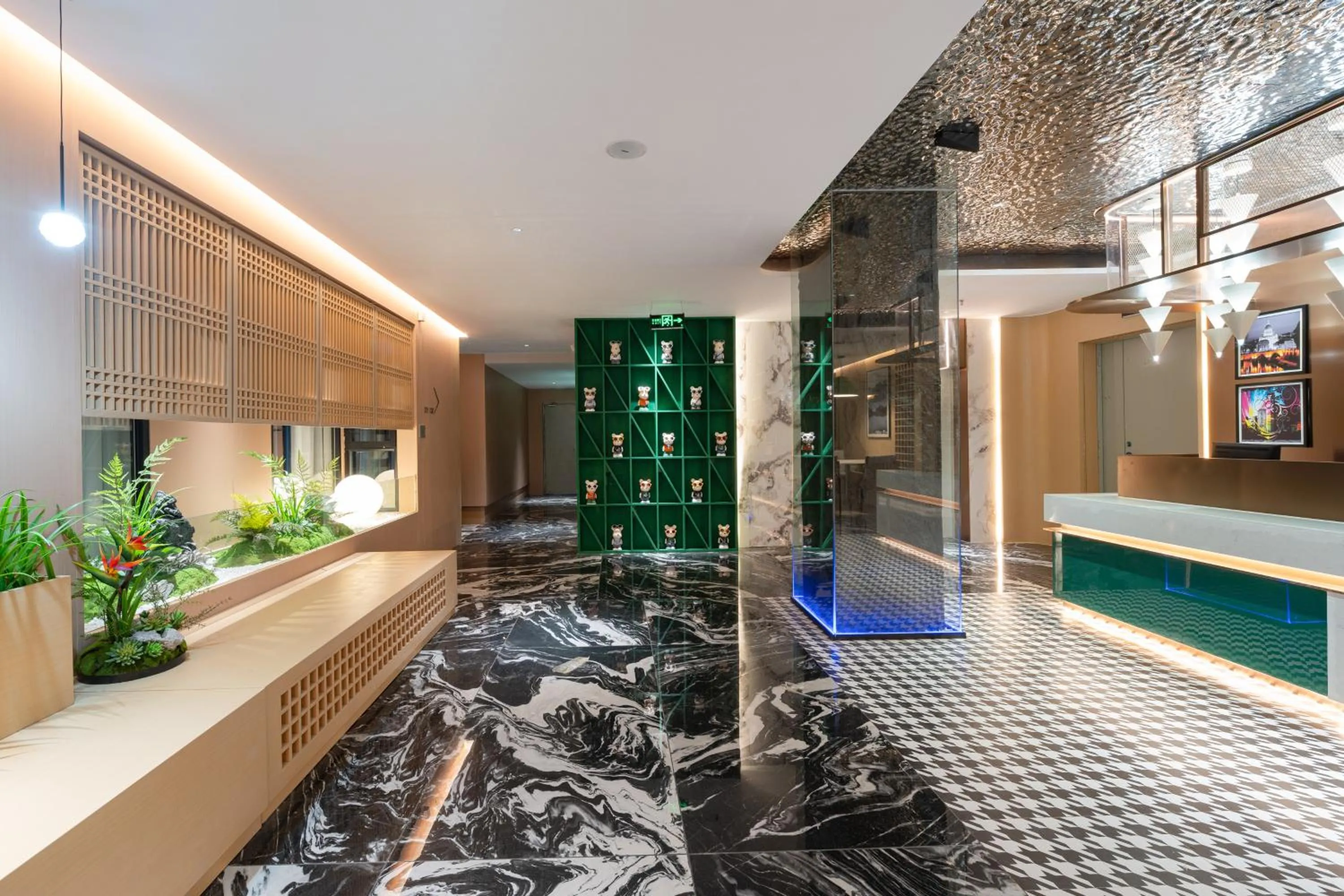 Lobby or reception in Kaino Natural Aesthetics Design Hotel Guangzhou Yuexiu Beijing Road International Trade Center Flagship Store