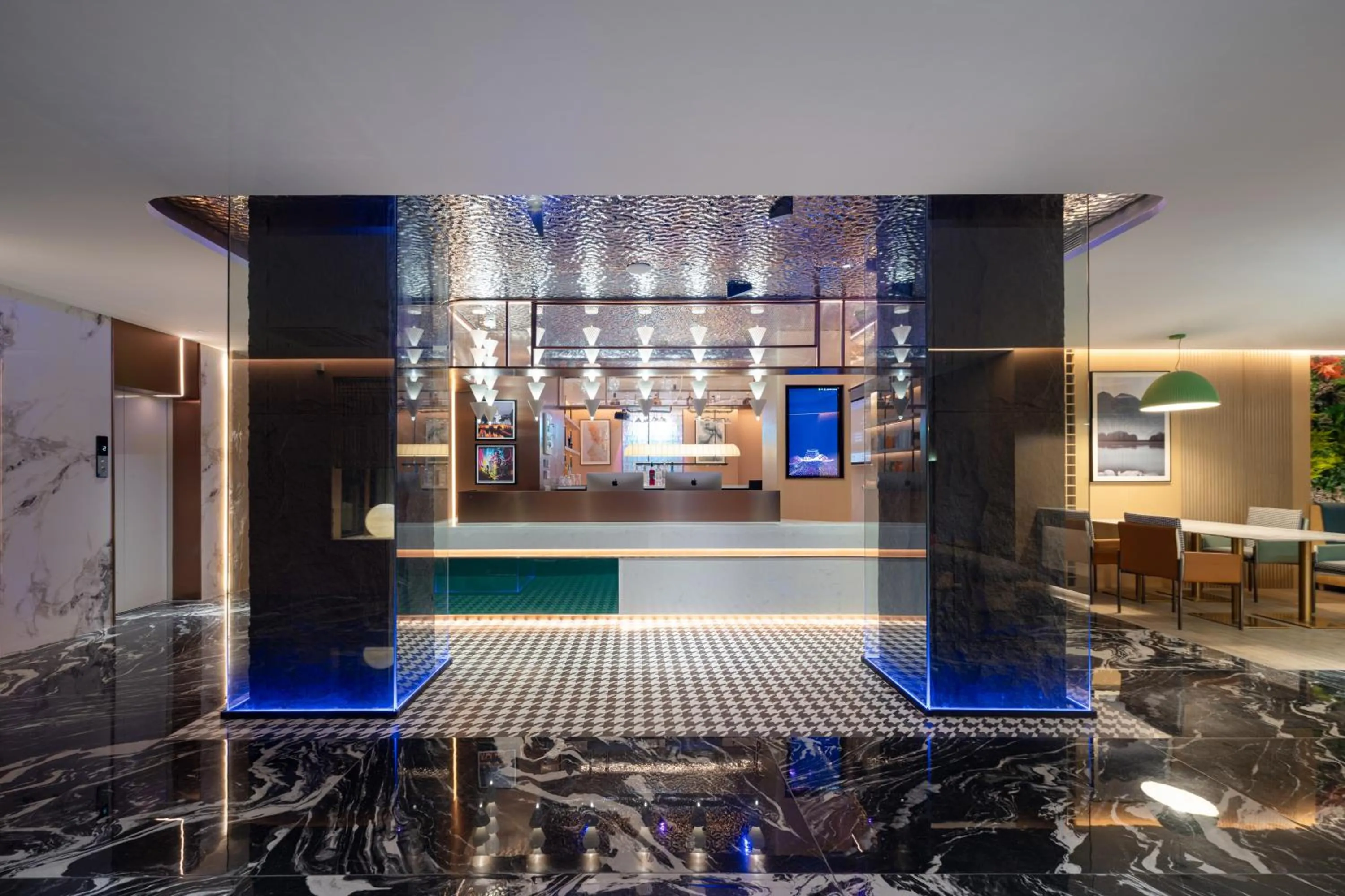 Lounge or bar in Kaino Natural Aesthetics Design Hotel Guangzhou Yuexiu Beijing Road International Trade Center Flagship Store
