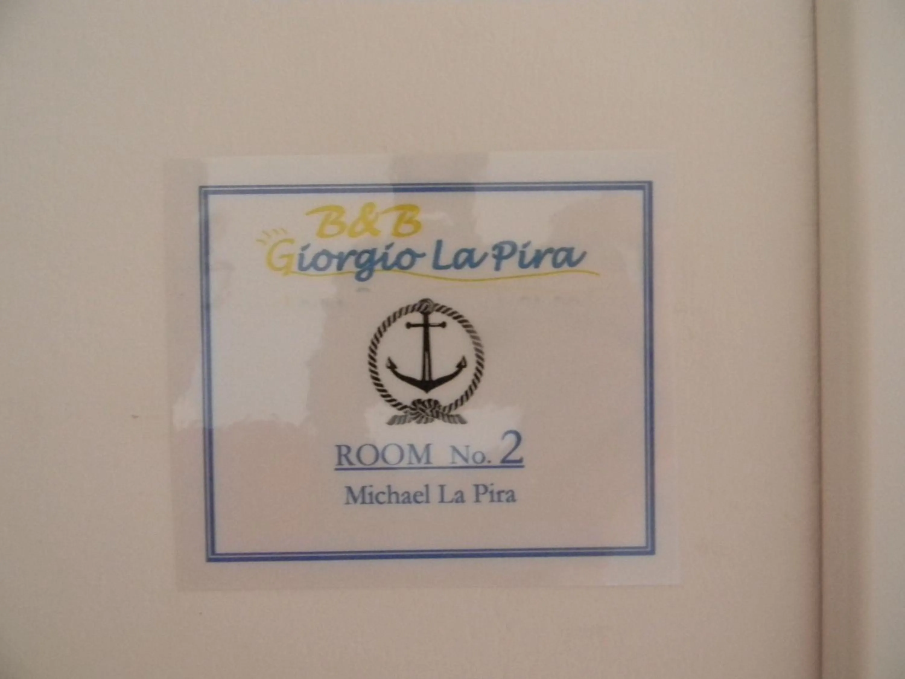 On site in B&B Giorgio La Pira