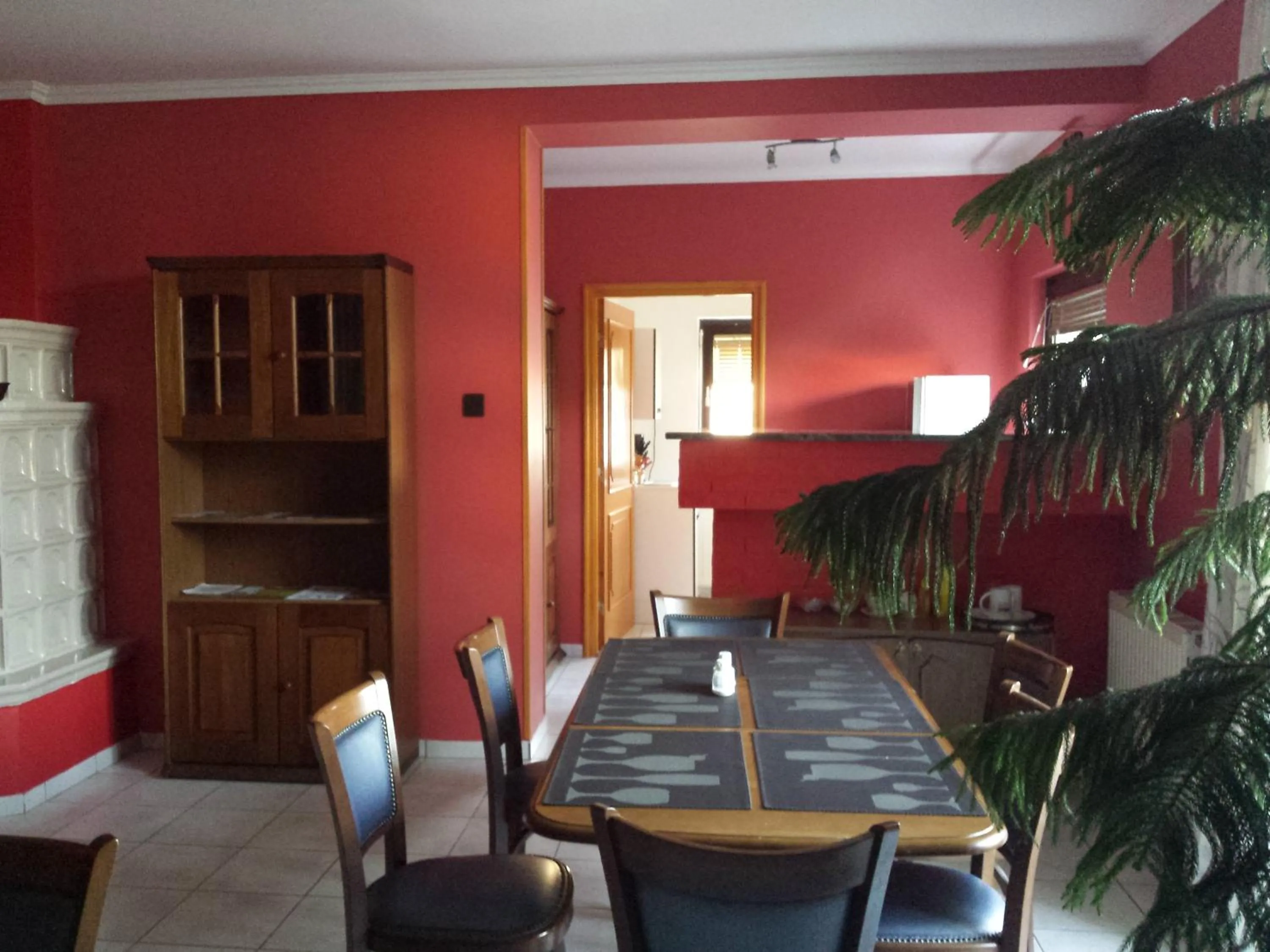 Dining area in Napfény villa