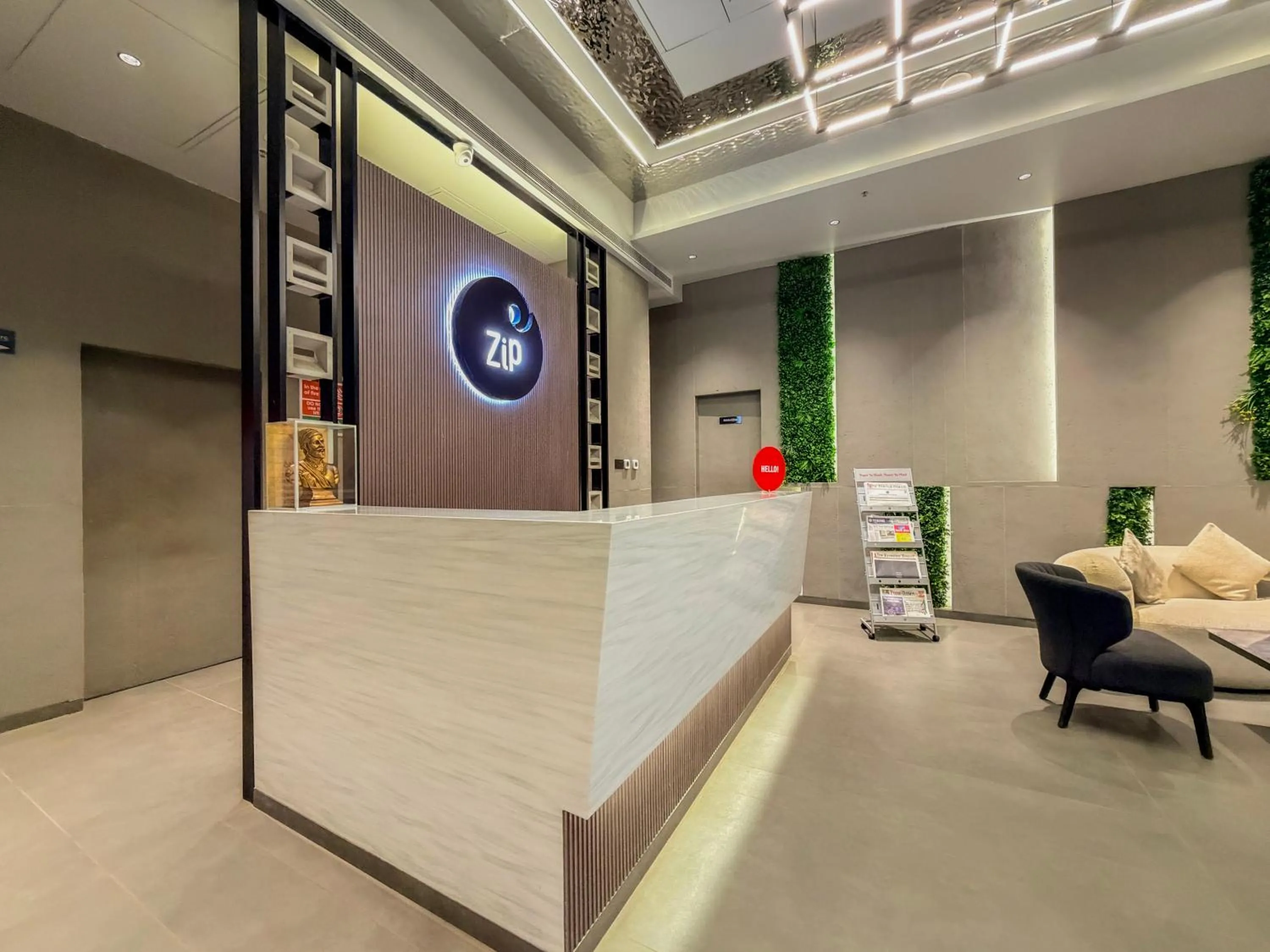 Lobby or reception in Zip By Spree Hotels Chinchwad
