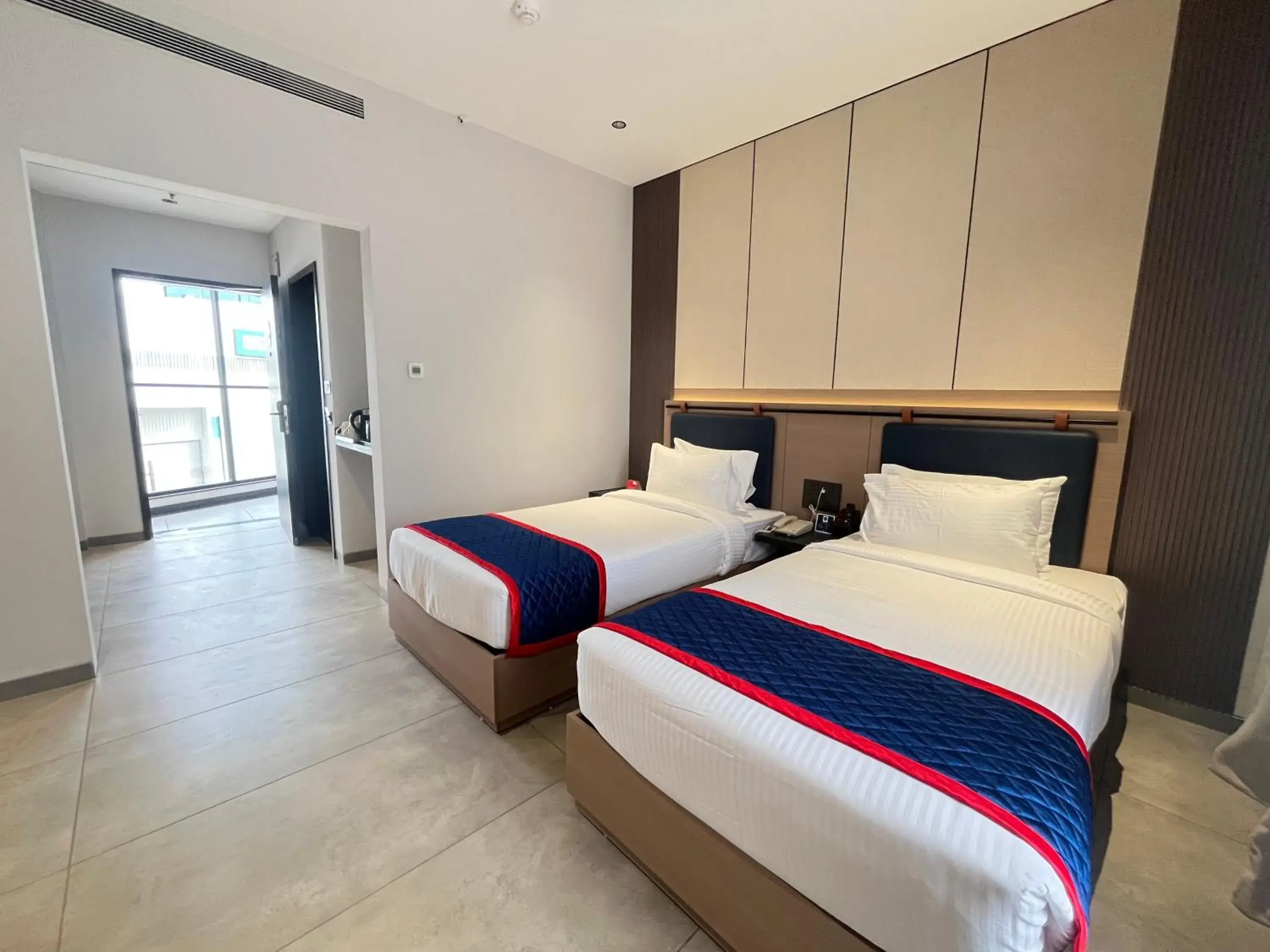 Deluxe Twin Room - single occupancy in Zip By Spree Hotels Chinchwad Deluxe Twin Room - single occupancy in Zip By Spree Hotels Chinchwad