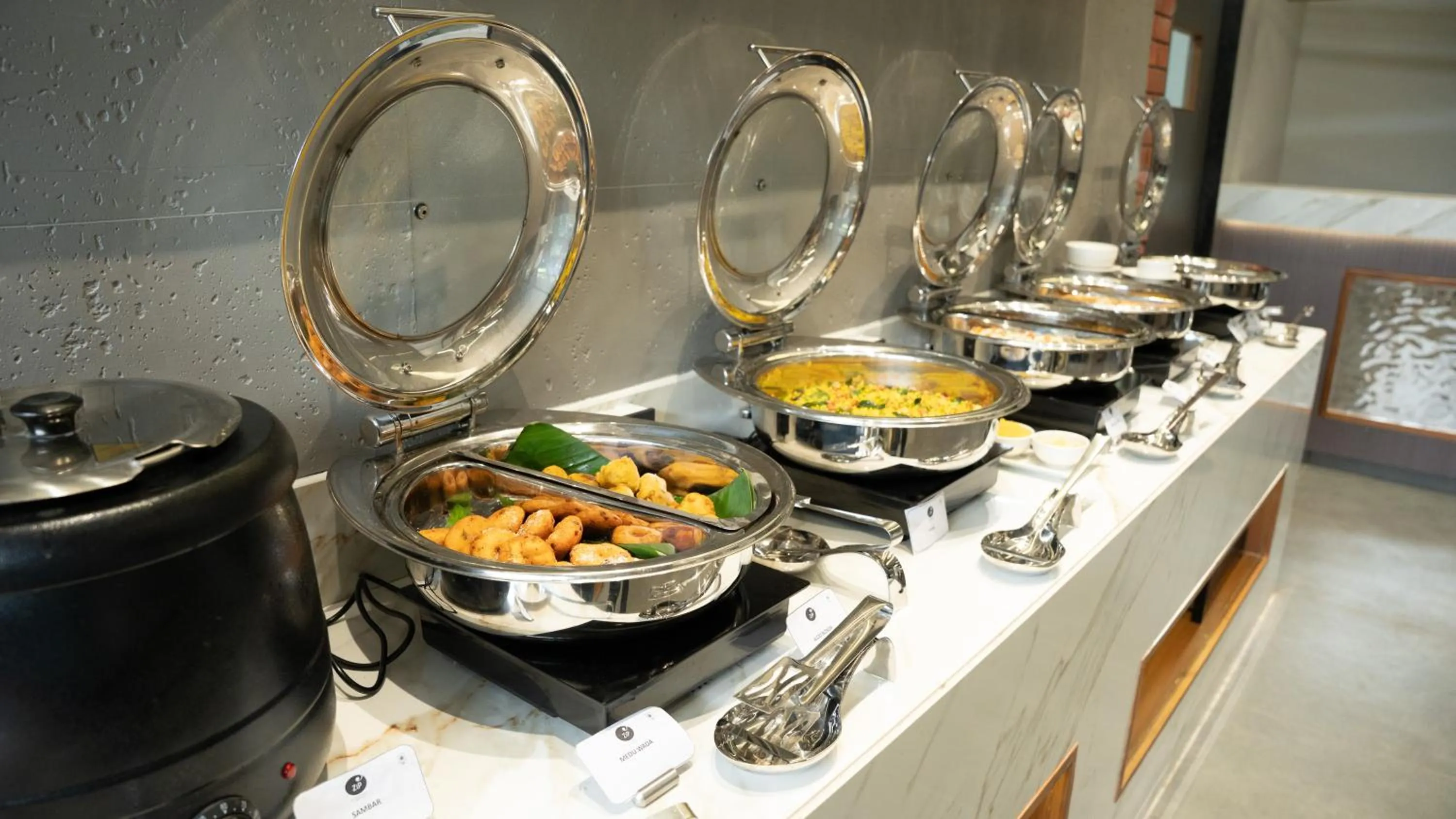Buffet breakfast in Zip By Spree Hotels Chinchwad
