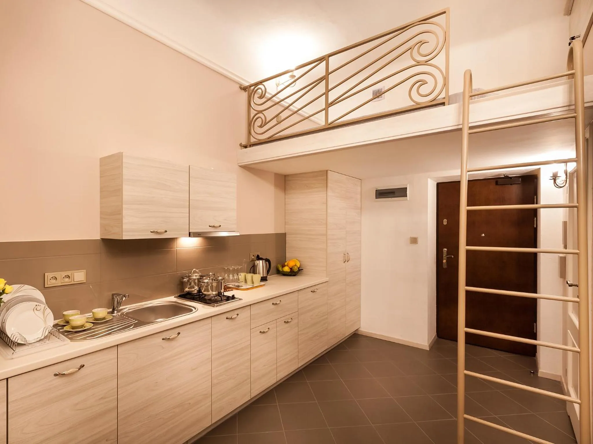 Kitchen or kitchenette in Apartamenty Bonerowska 5