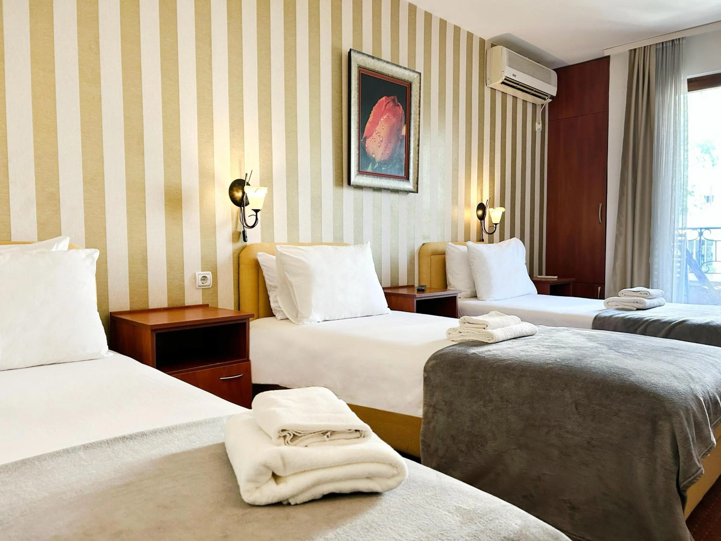 Photo of the whole room, Bed in Central Hotel & Restaurant