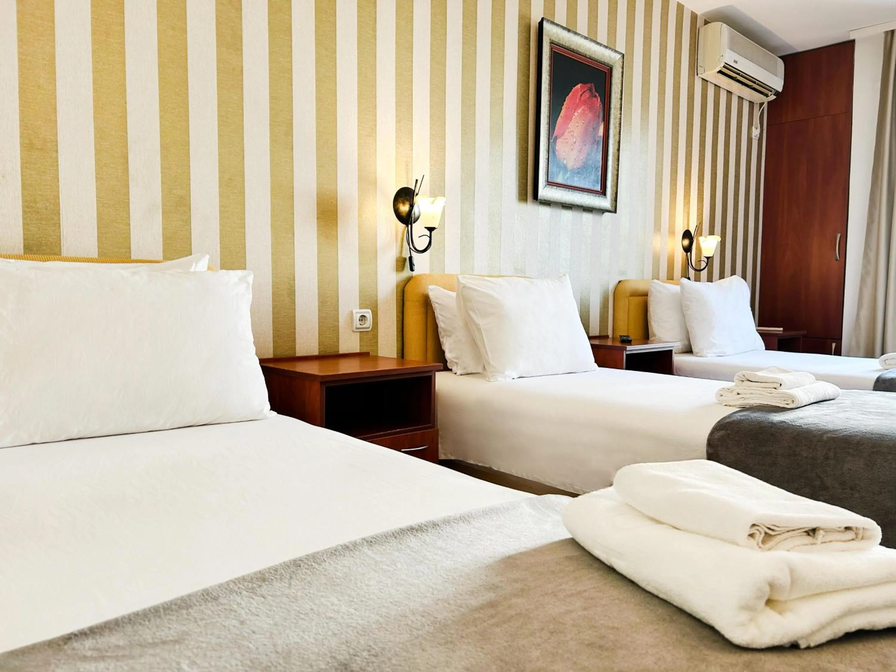 Photo of the whole room, Bed in Central Hotel & Restaurant