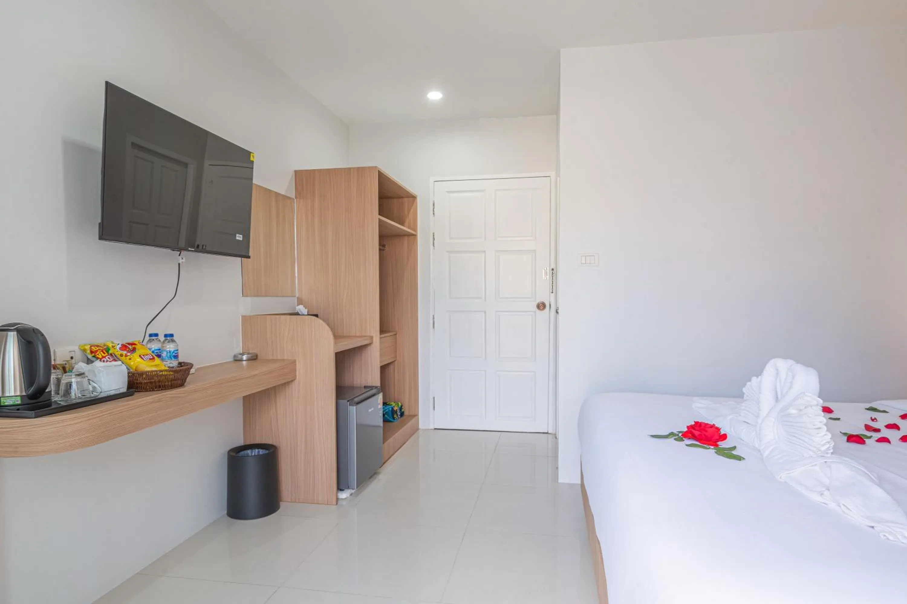 Bedroom, Bed in Seaside Patong House - Newly Open