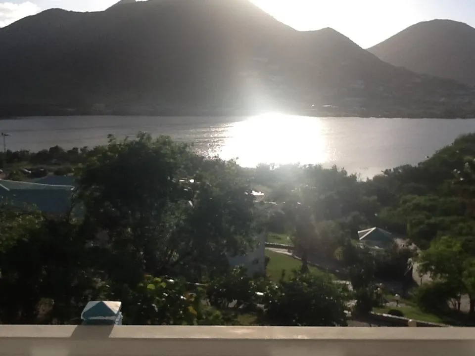 Garden view in Studio 23 Orient Bay