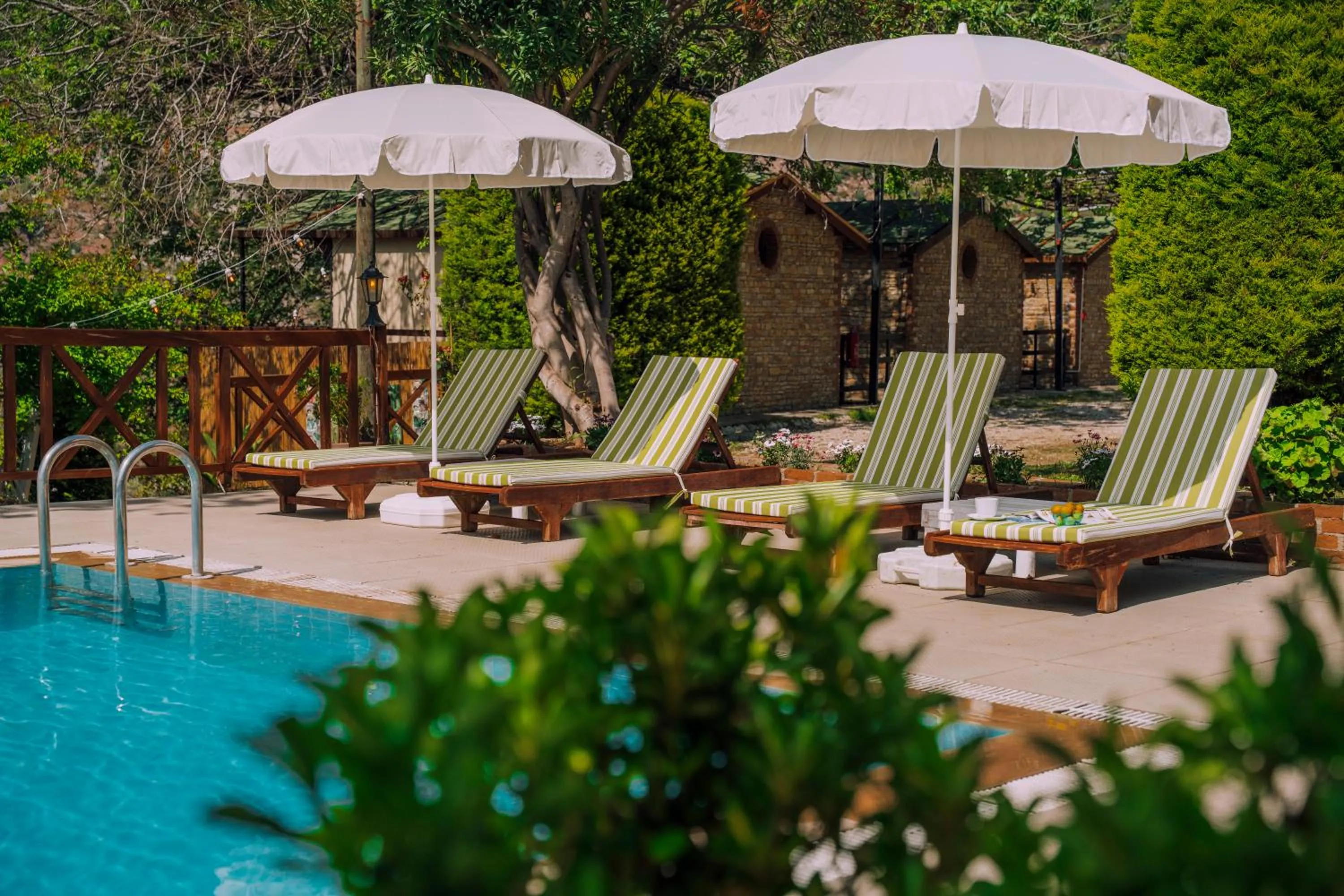 Pool view in La Dia Hotel Faralya