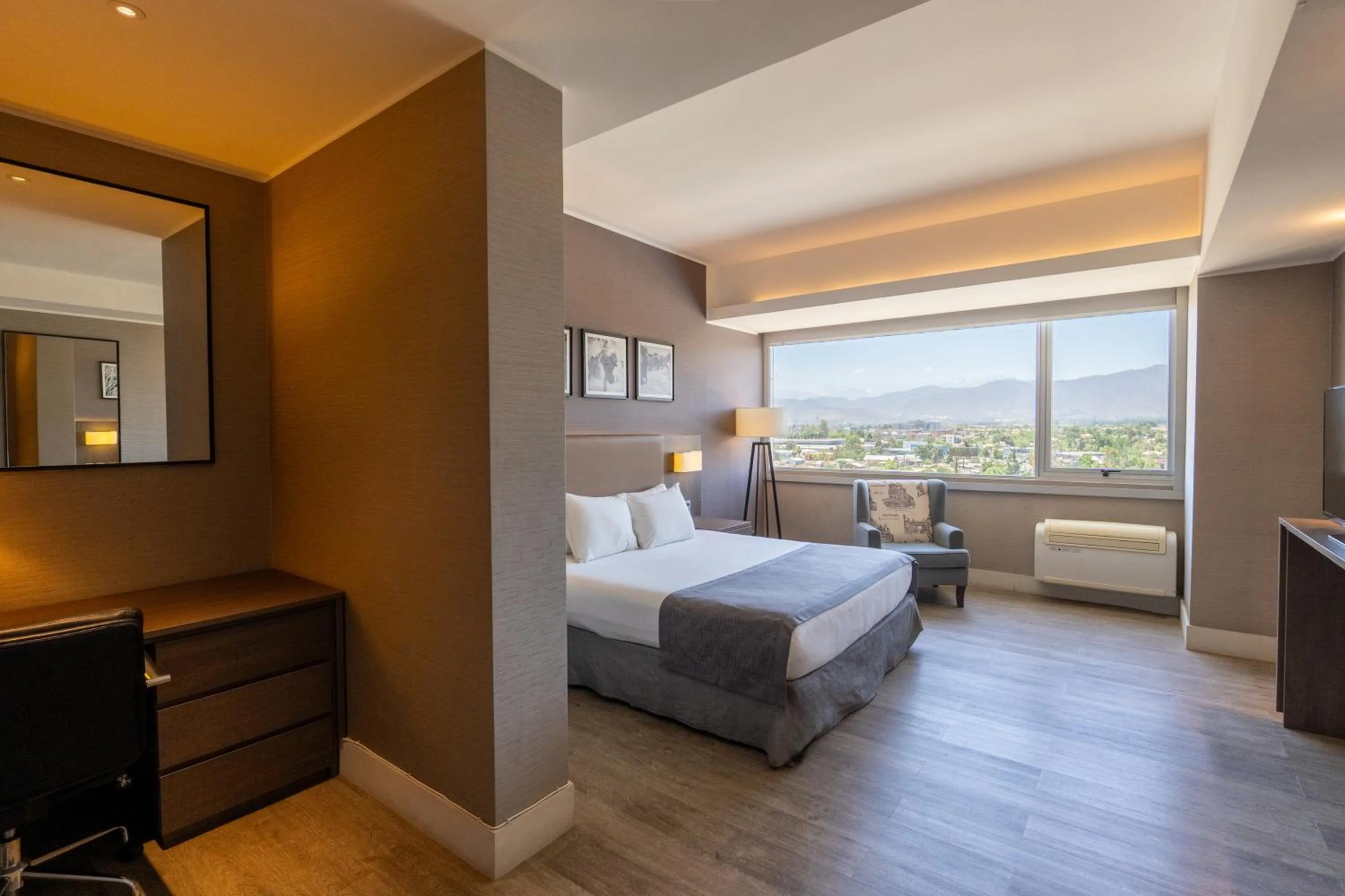 Bathroom, Bed in Hotel Terrado Rancagua