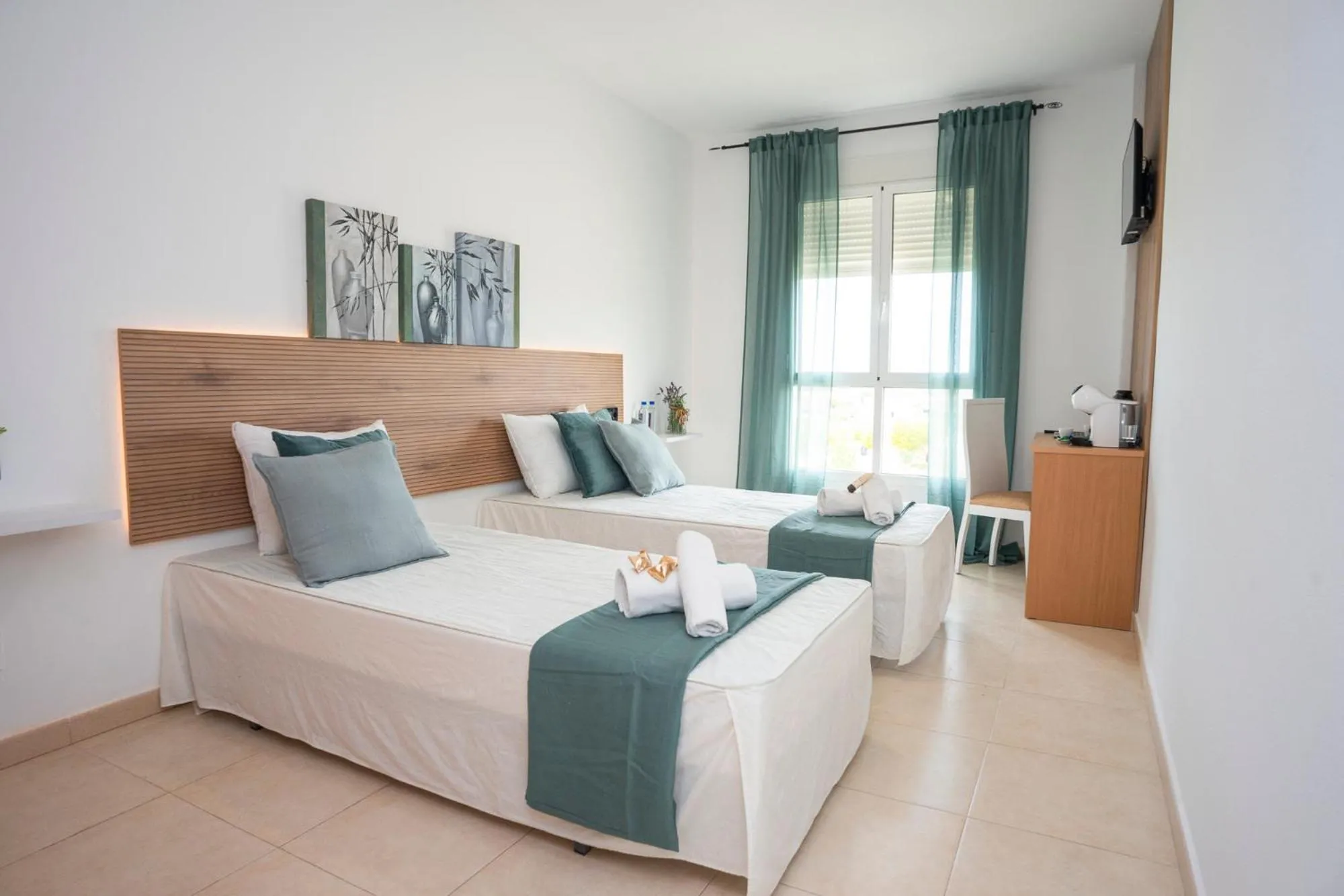 Bed in Hotel Caravaca Resort