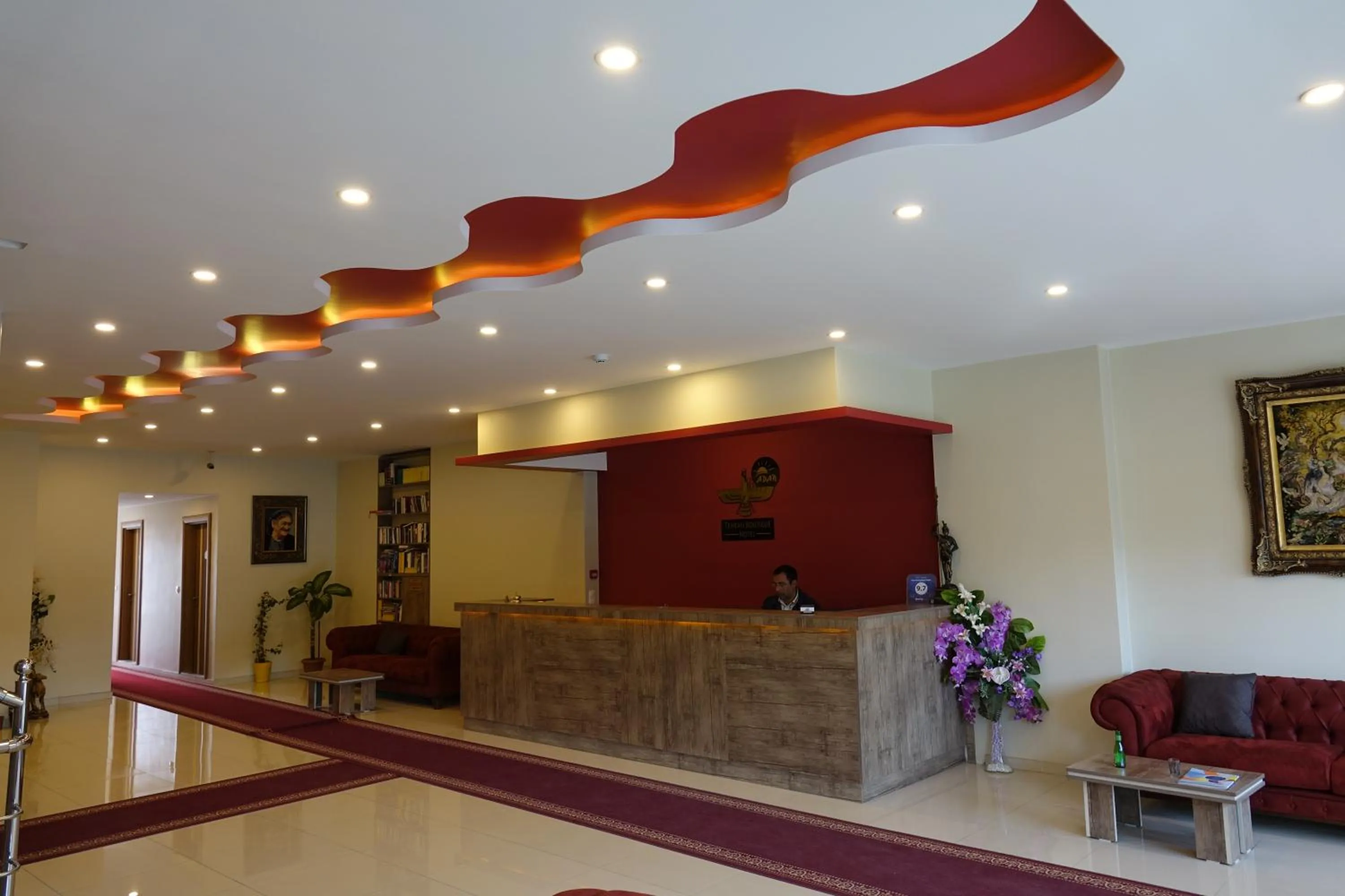 Lobby or reception in Tehran Boutique Hotel