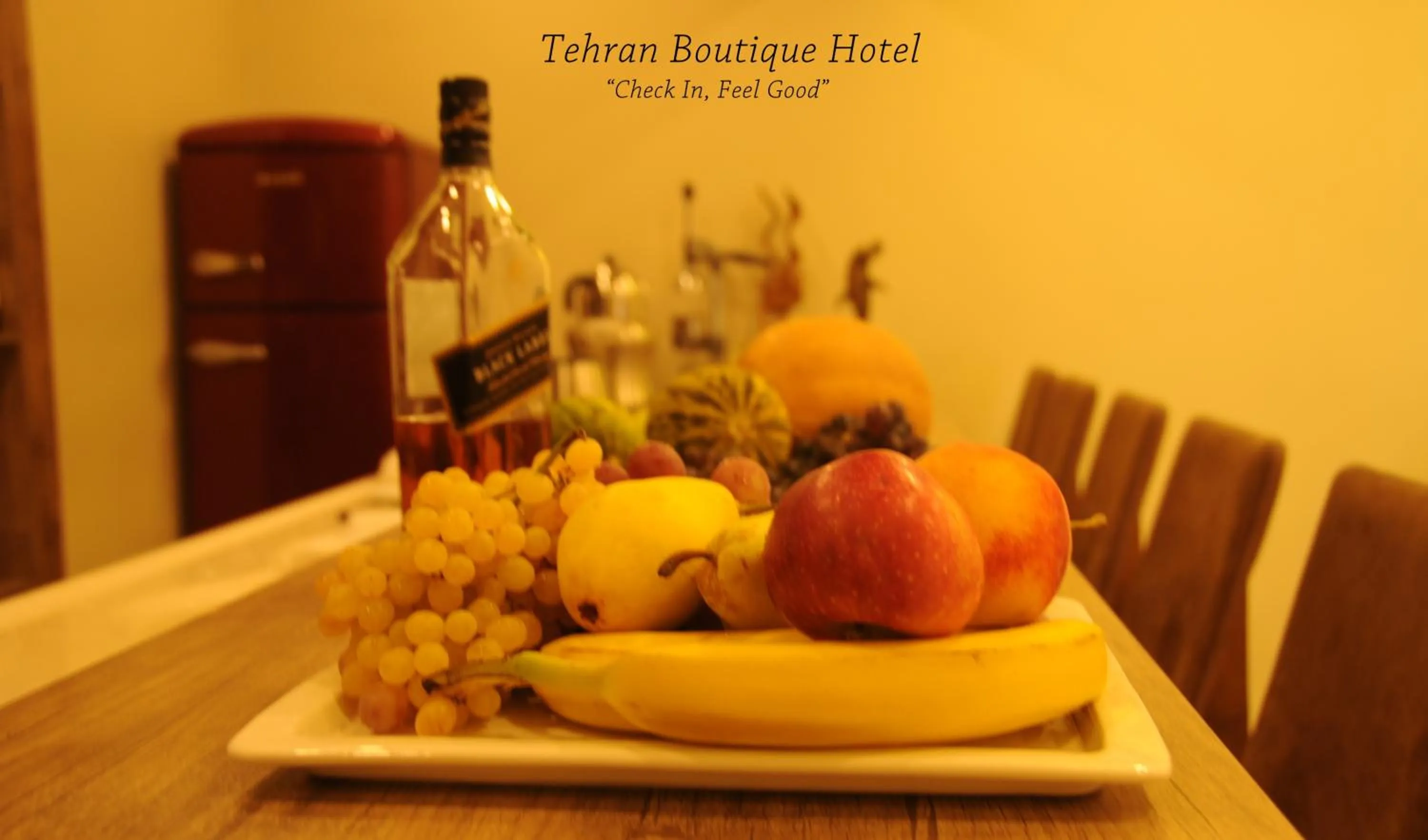 Alcoholic drinks in Tehran Boutique Hotel