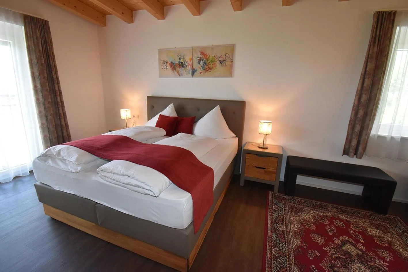 Bed in Hotel Martina