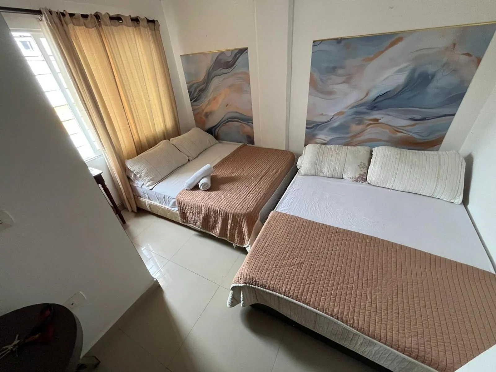 Bed in Sweet Caribbean Airport Hotel