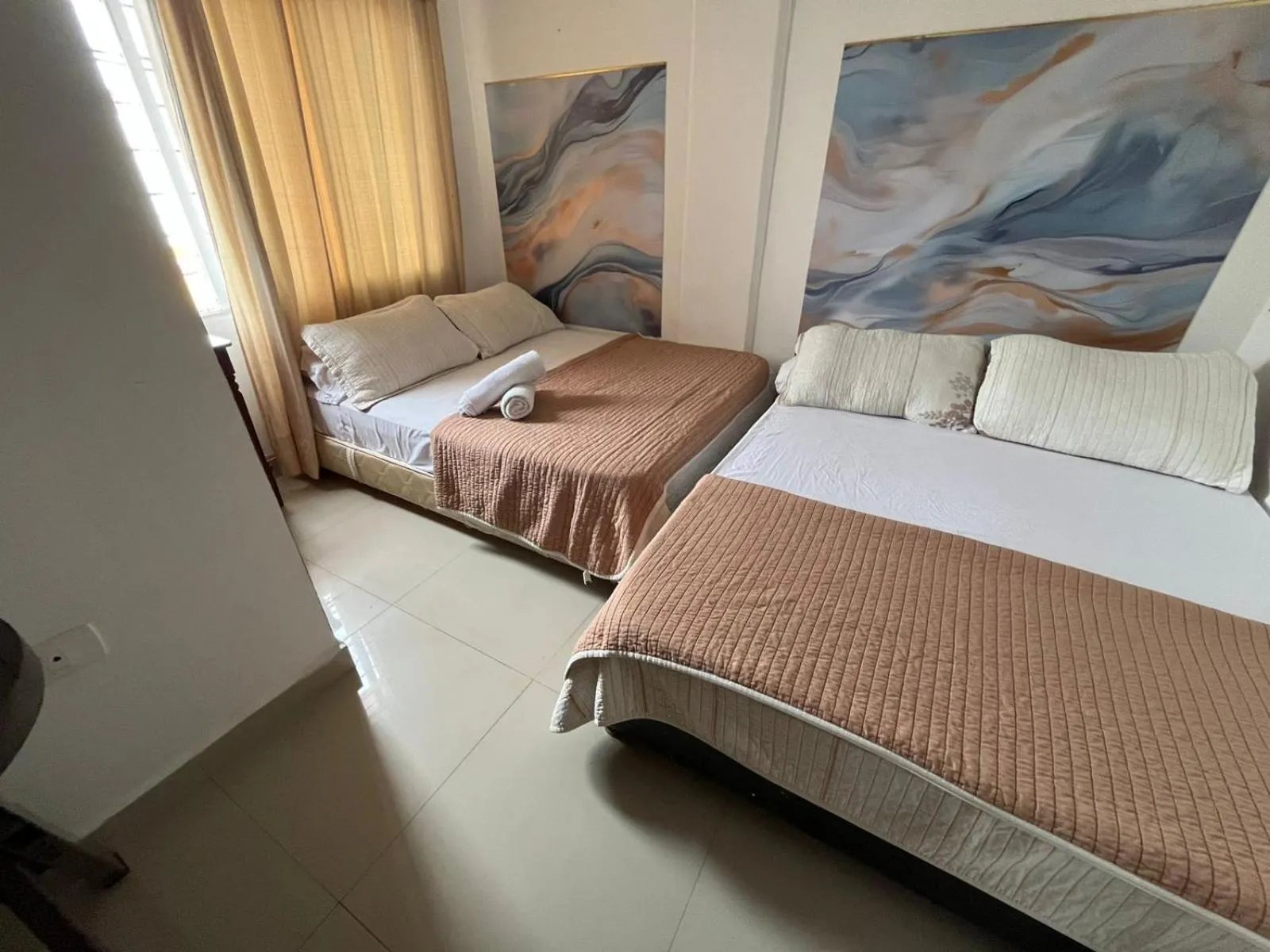 Bed in Sweet Caribbean Airport Hotel