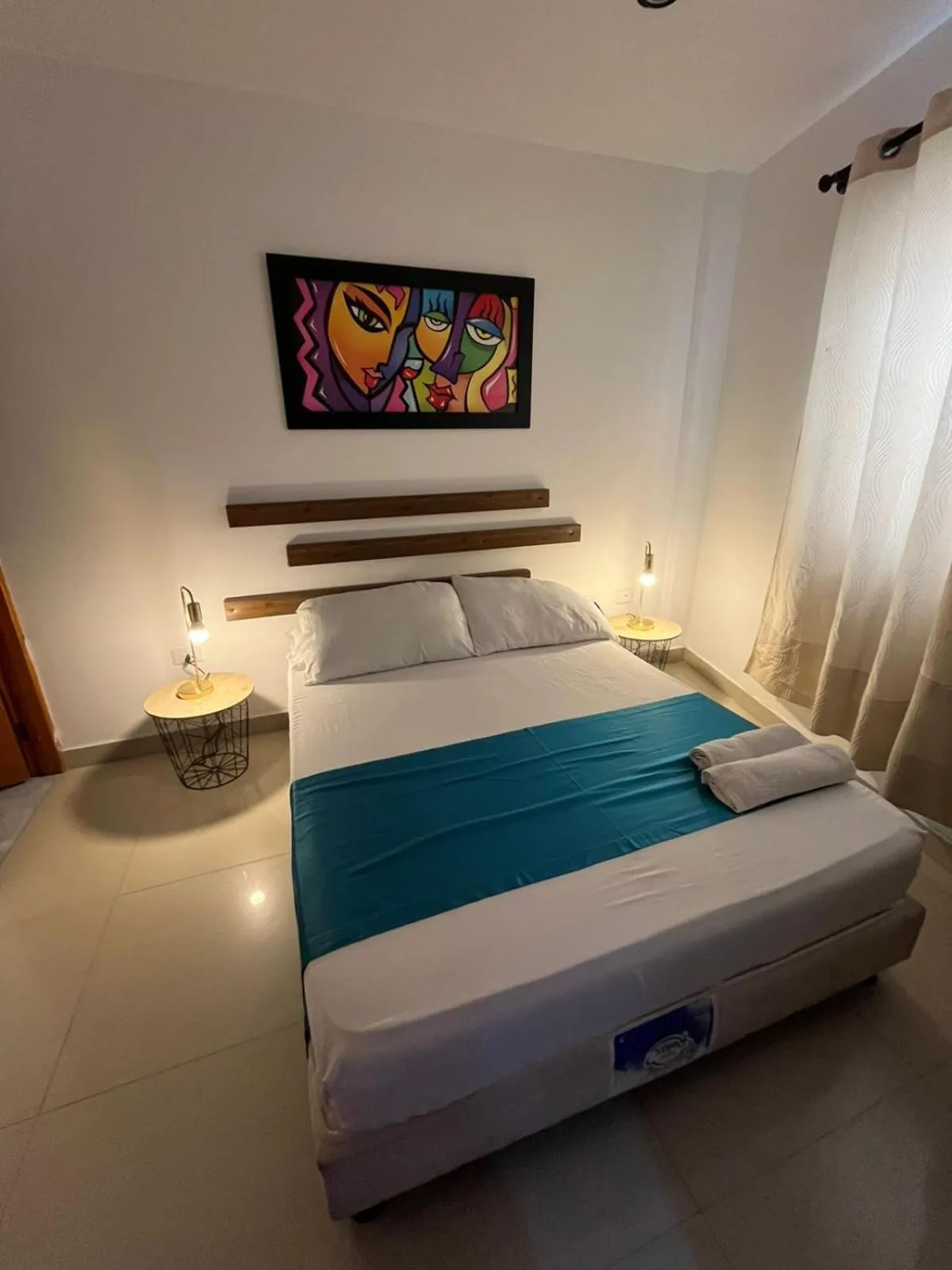 Bed in Sweet Caribbean Airport Hotel