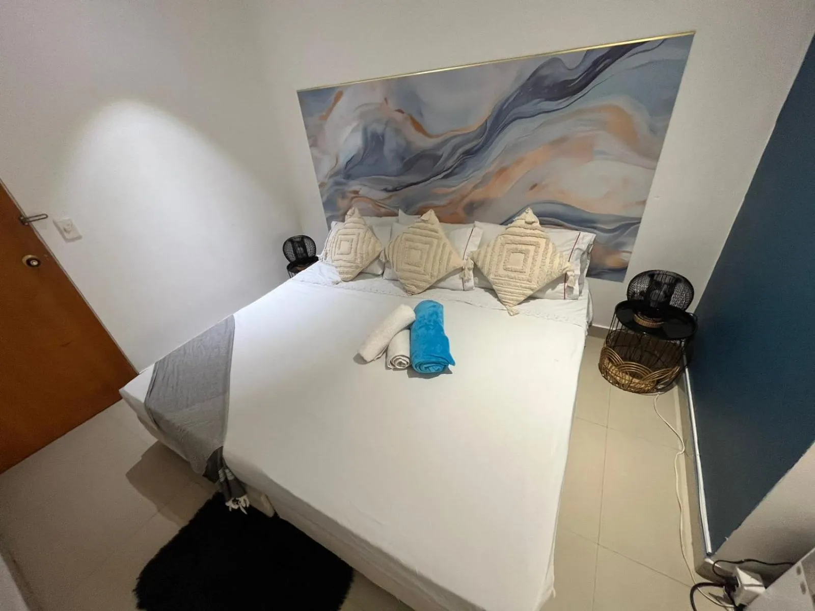 Bed in Sweet Caribbean Airport Hotel