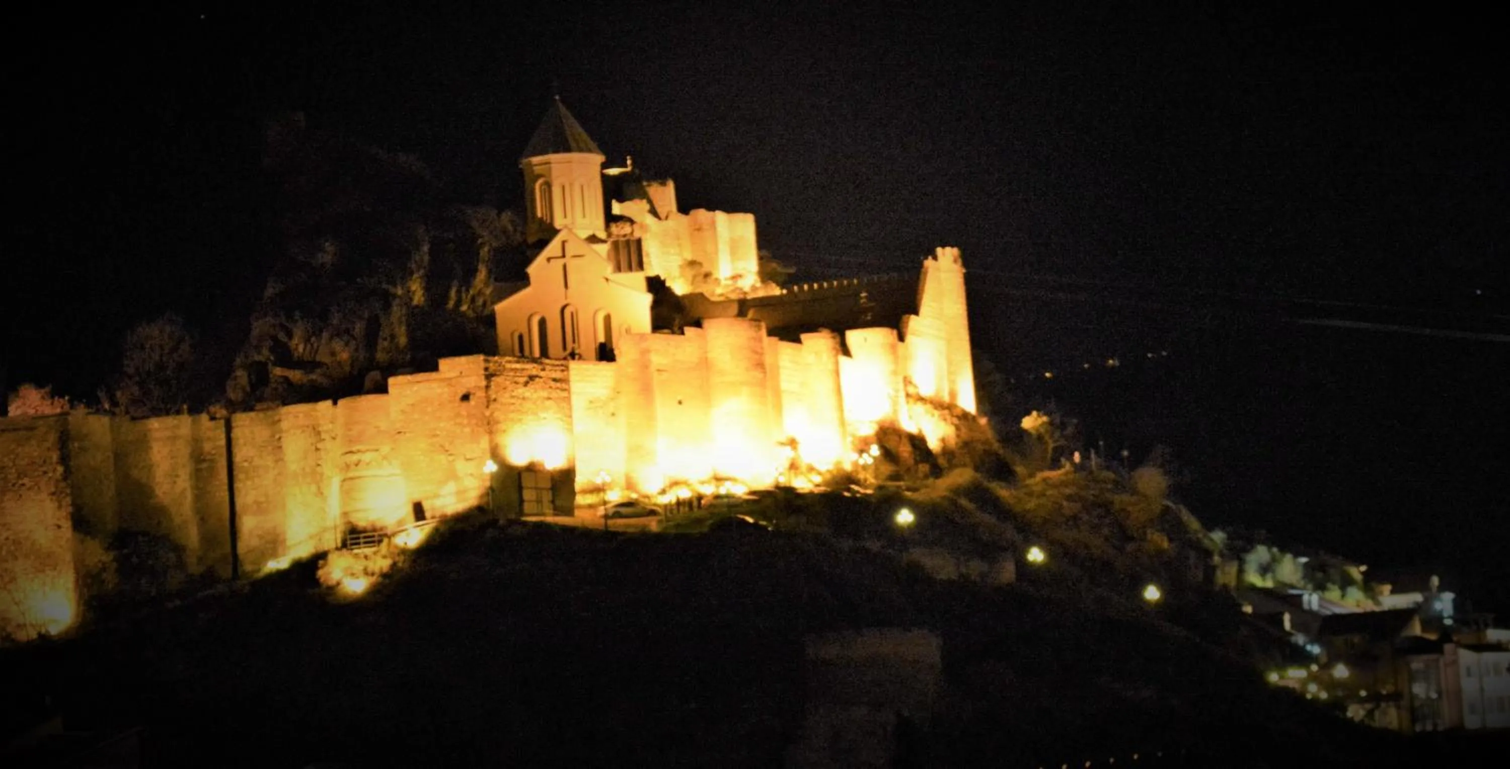 Night in Historical Old Tbilisi