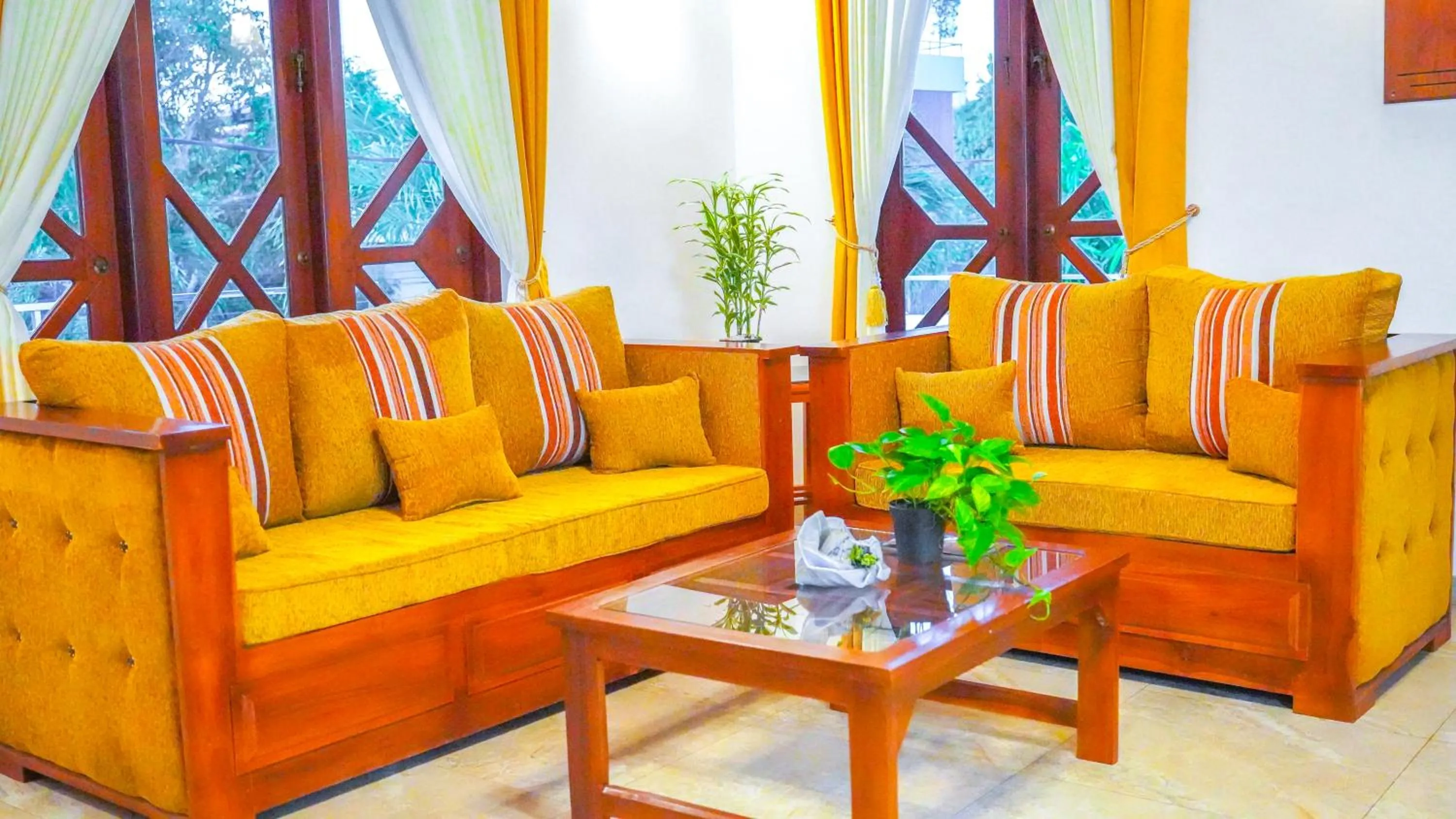 Living room in Serene Villa Airport Transit