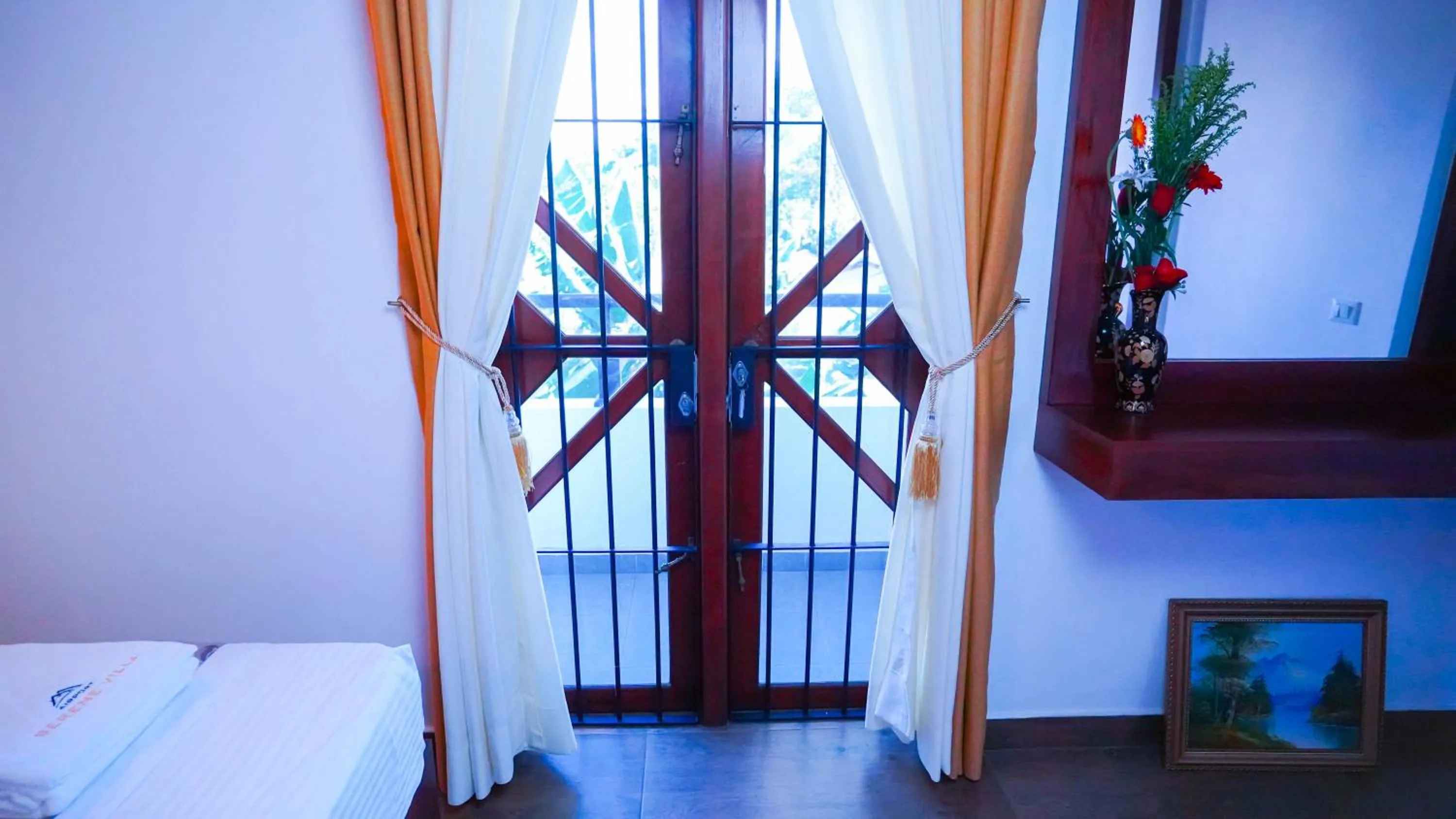 Bed in Serene Villa Airport Transit