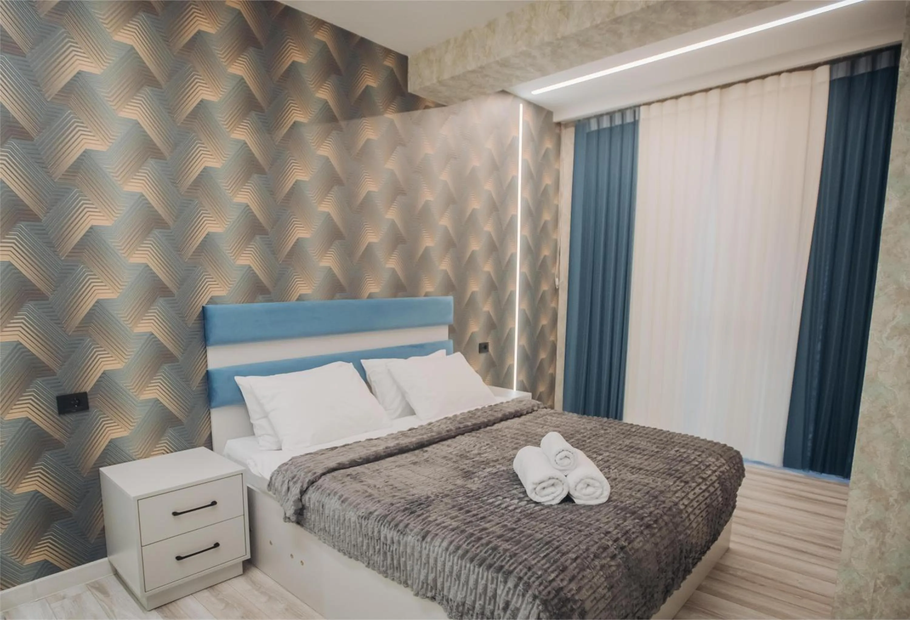 Bed in Sabah Bayil Residence Family Apart