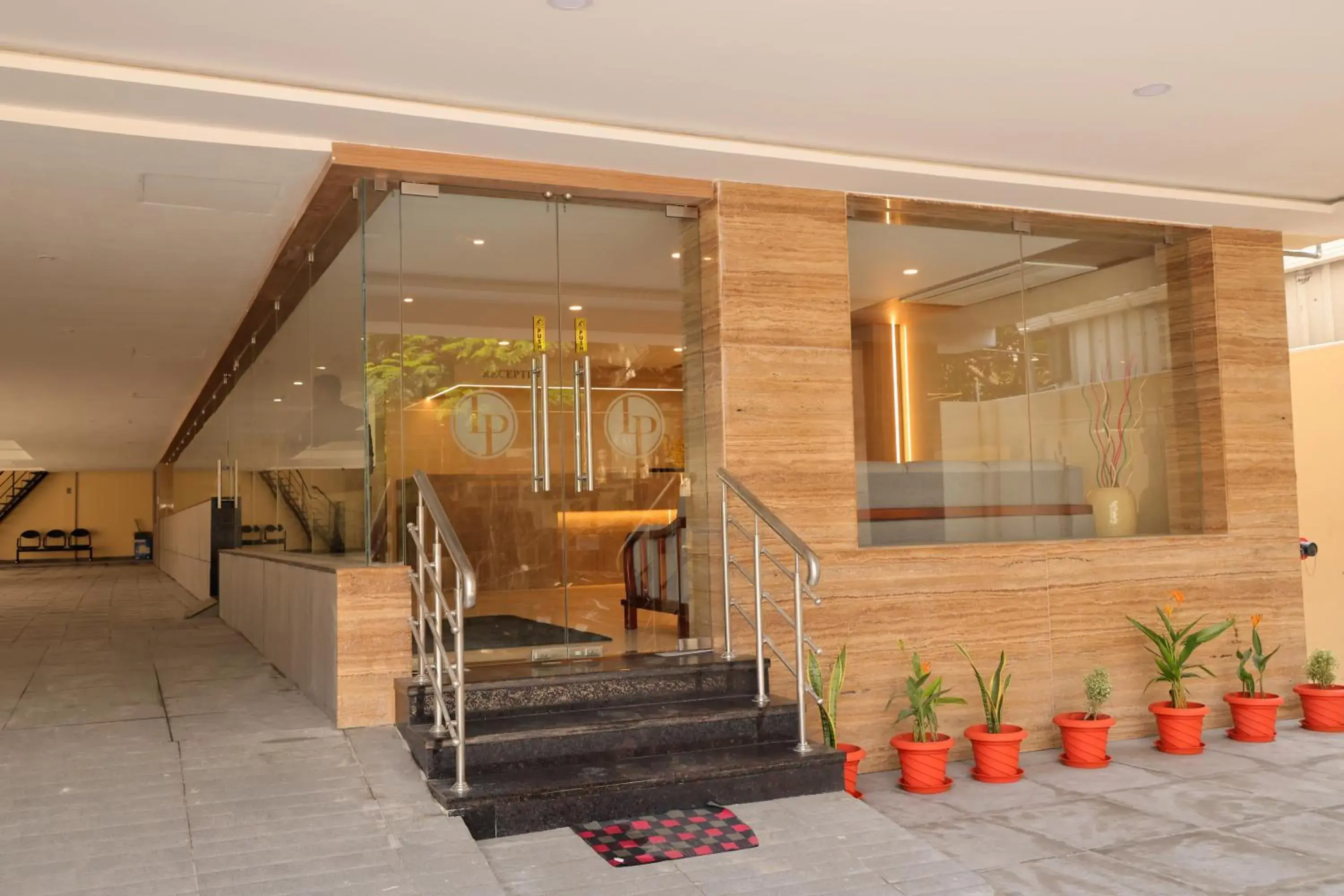 Facade/entrance in Hotel Le Palace Facade/entrance in Hotel Le Palace