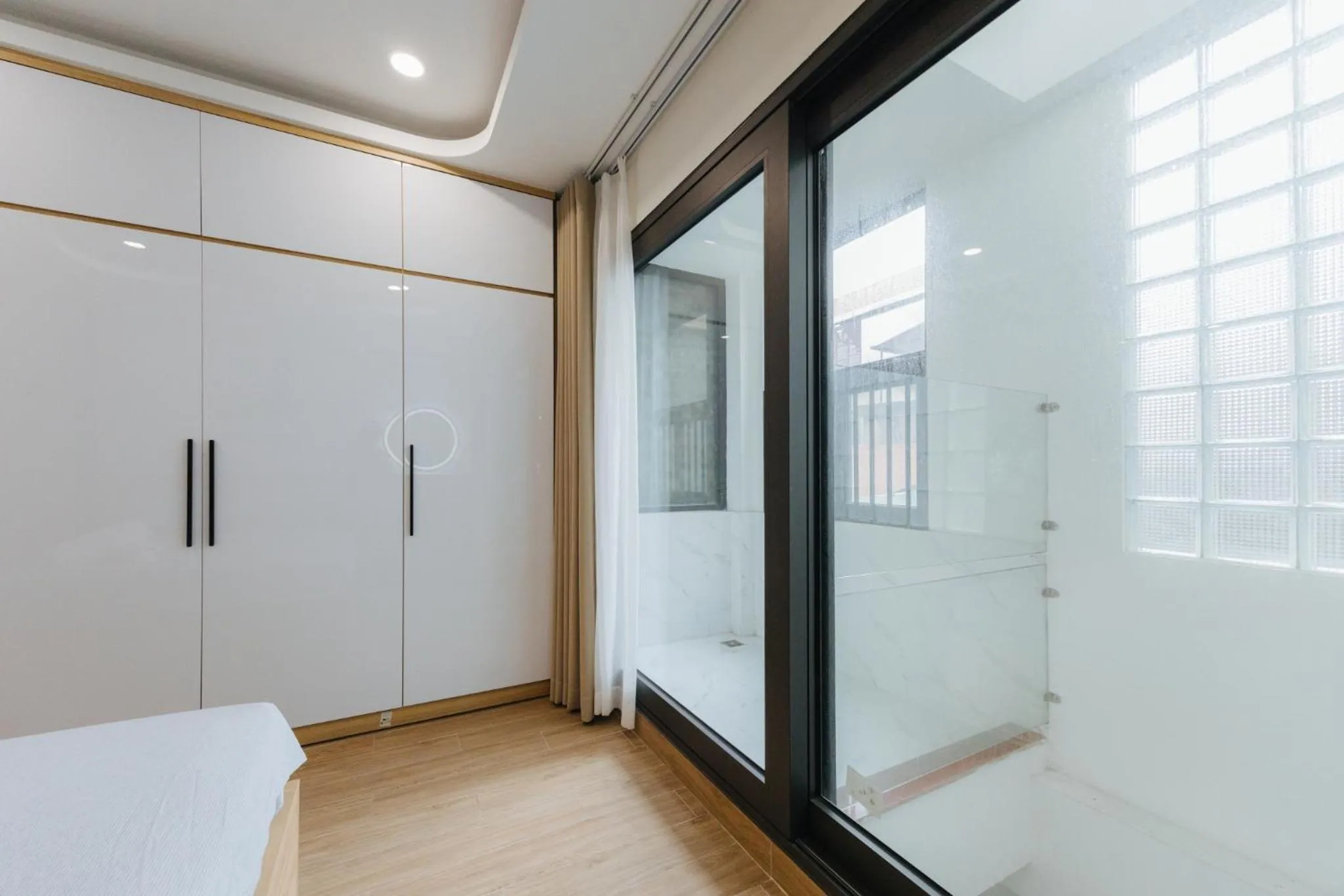 Bed in Wisteria Apartment Hanoi