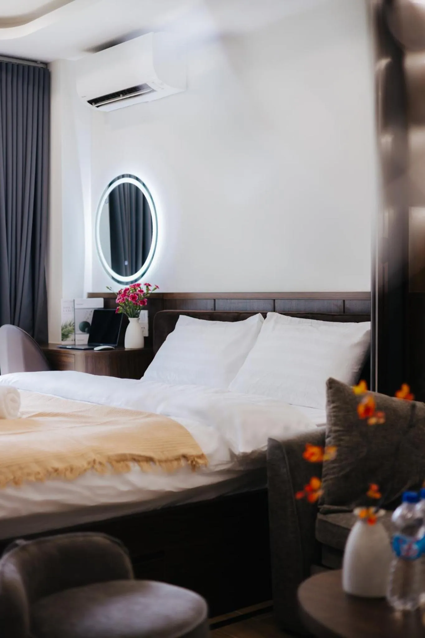 Bed in Wisteria Apartment Hanoi