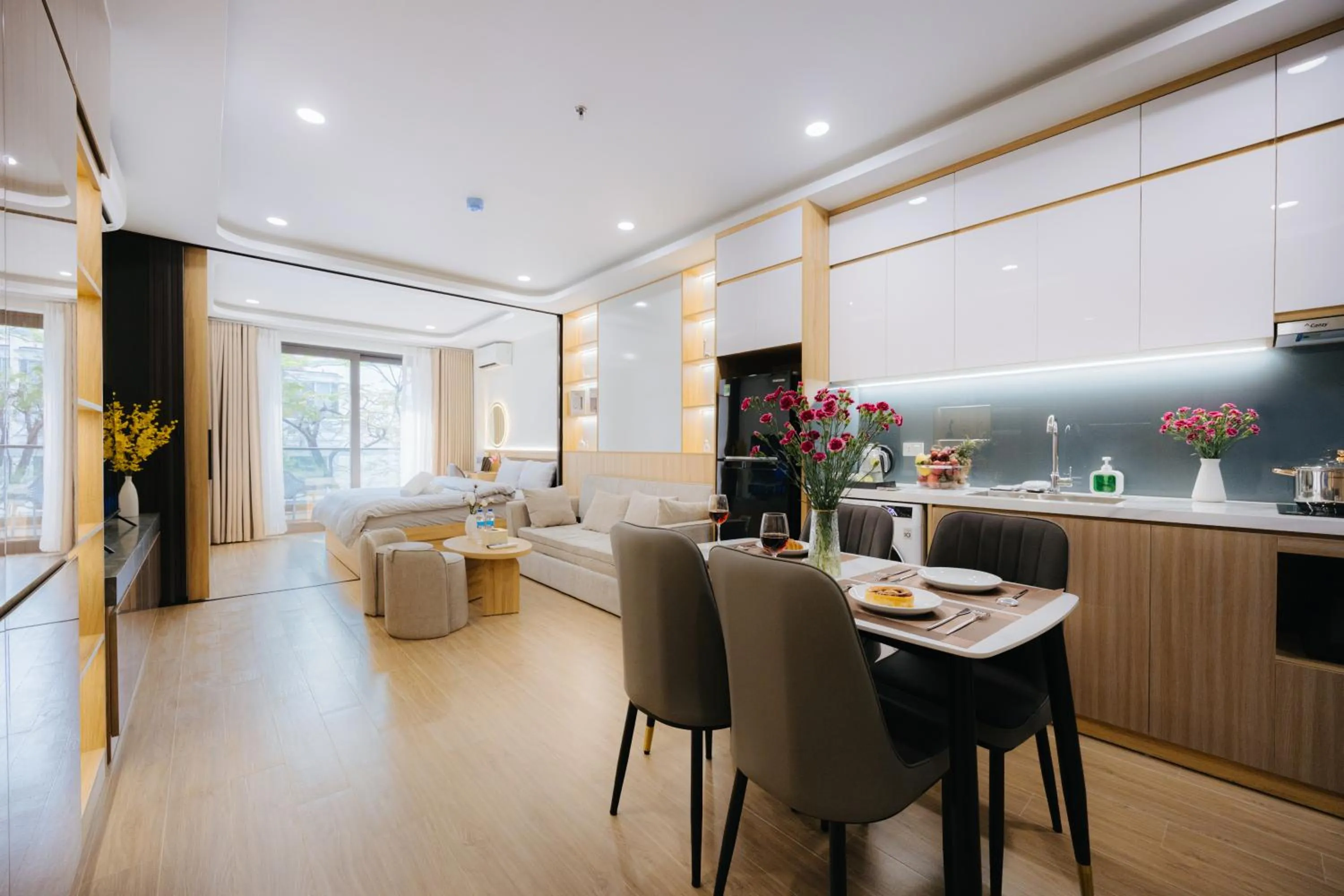 Living room in Wisteria Apartment Hanoi