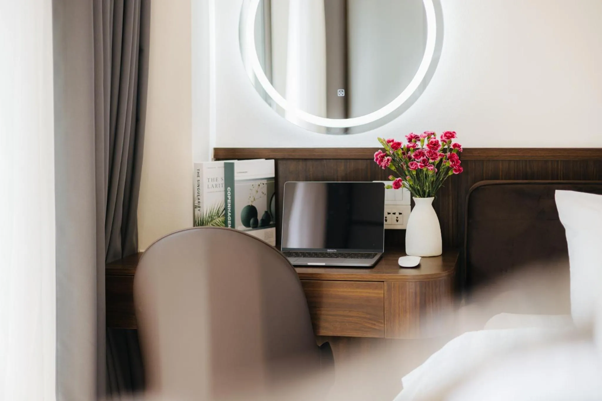 Bed in Wisteria Apartment Hanoi