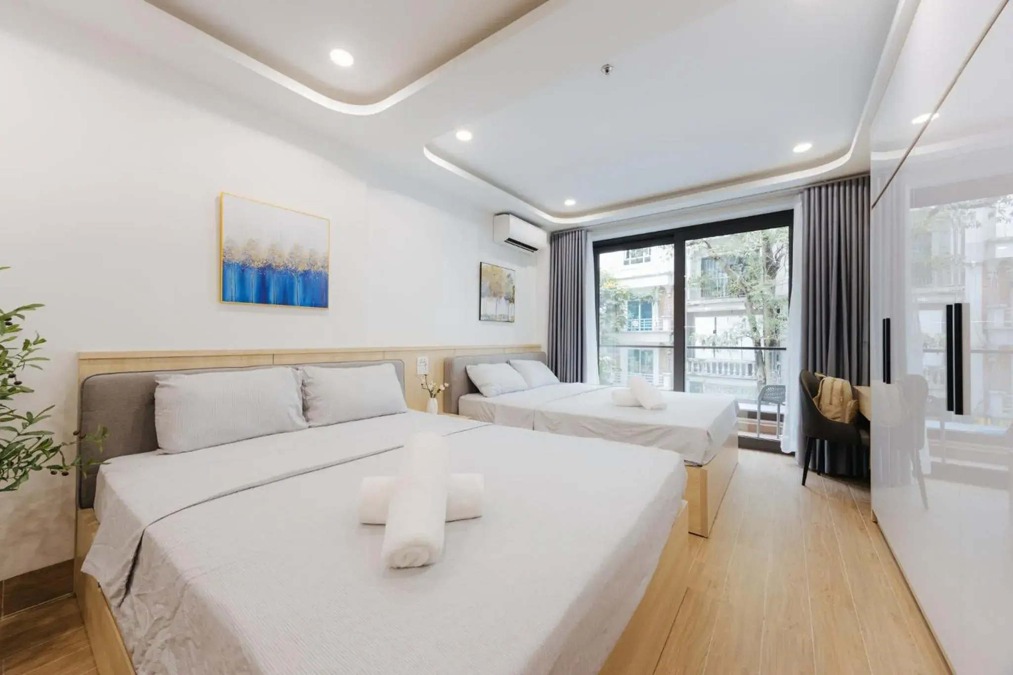 Family Room with Balcony in Wisteria Apartment Hanoi Family Room with Balcony in Wisteria Apartment Hanoi