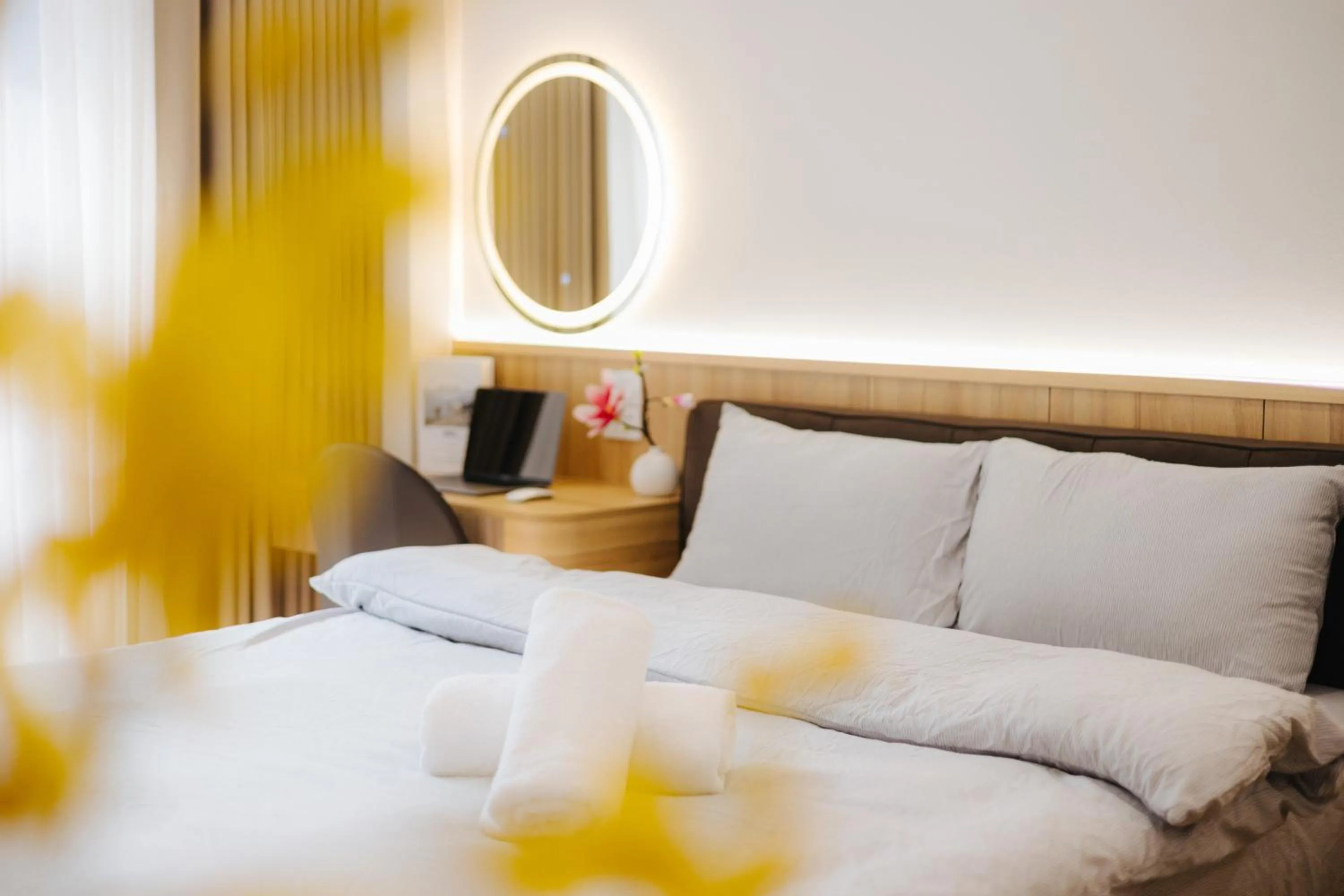 Bed in Wisteria Apartment Hanoi