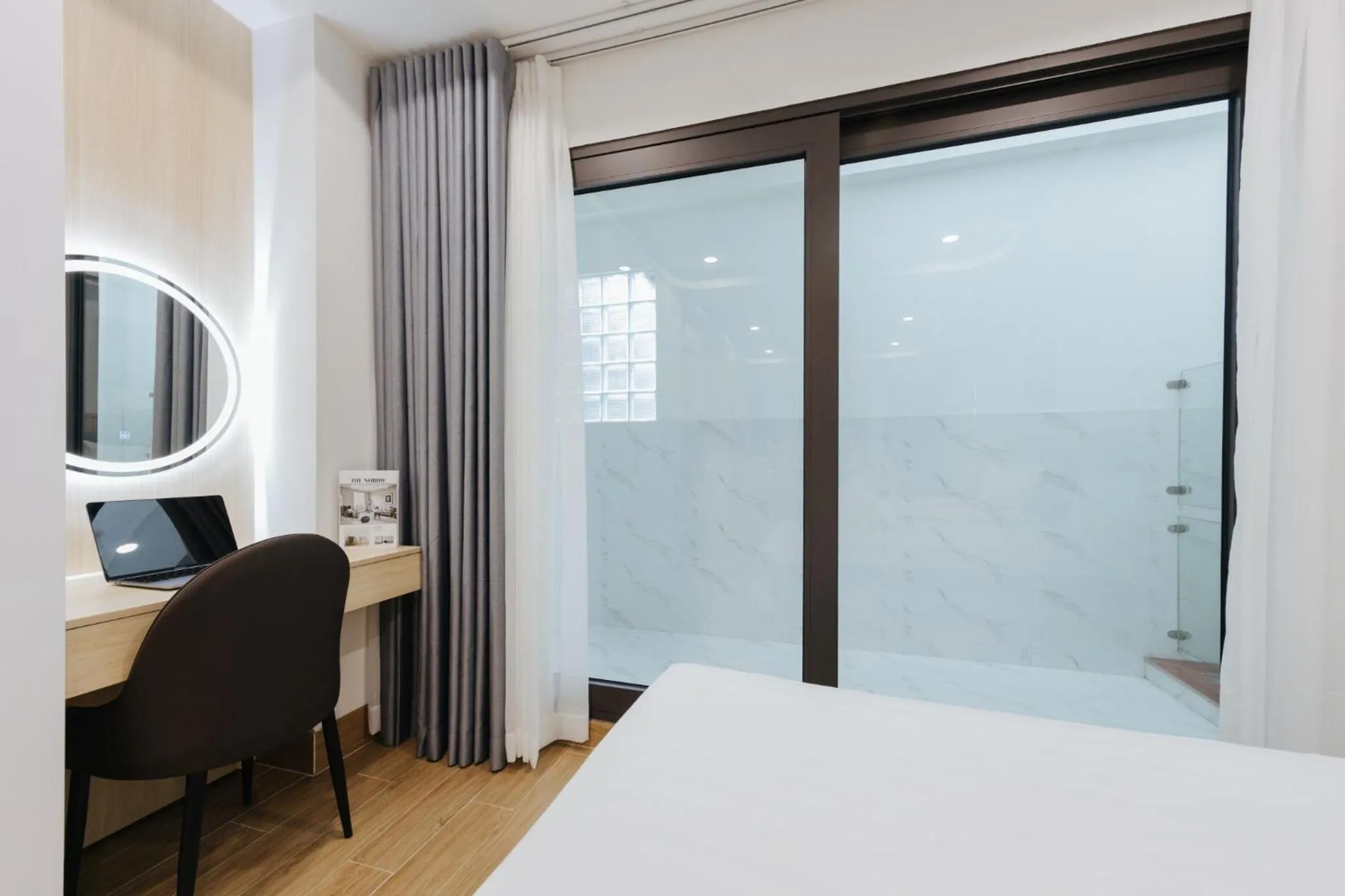 Bed in Wisteria Apartment Hanoi