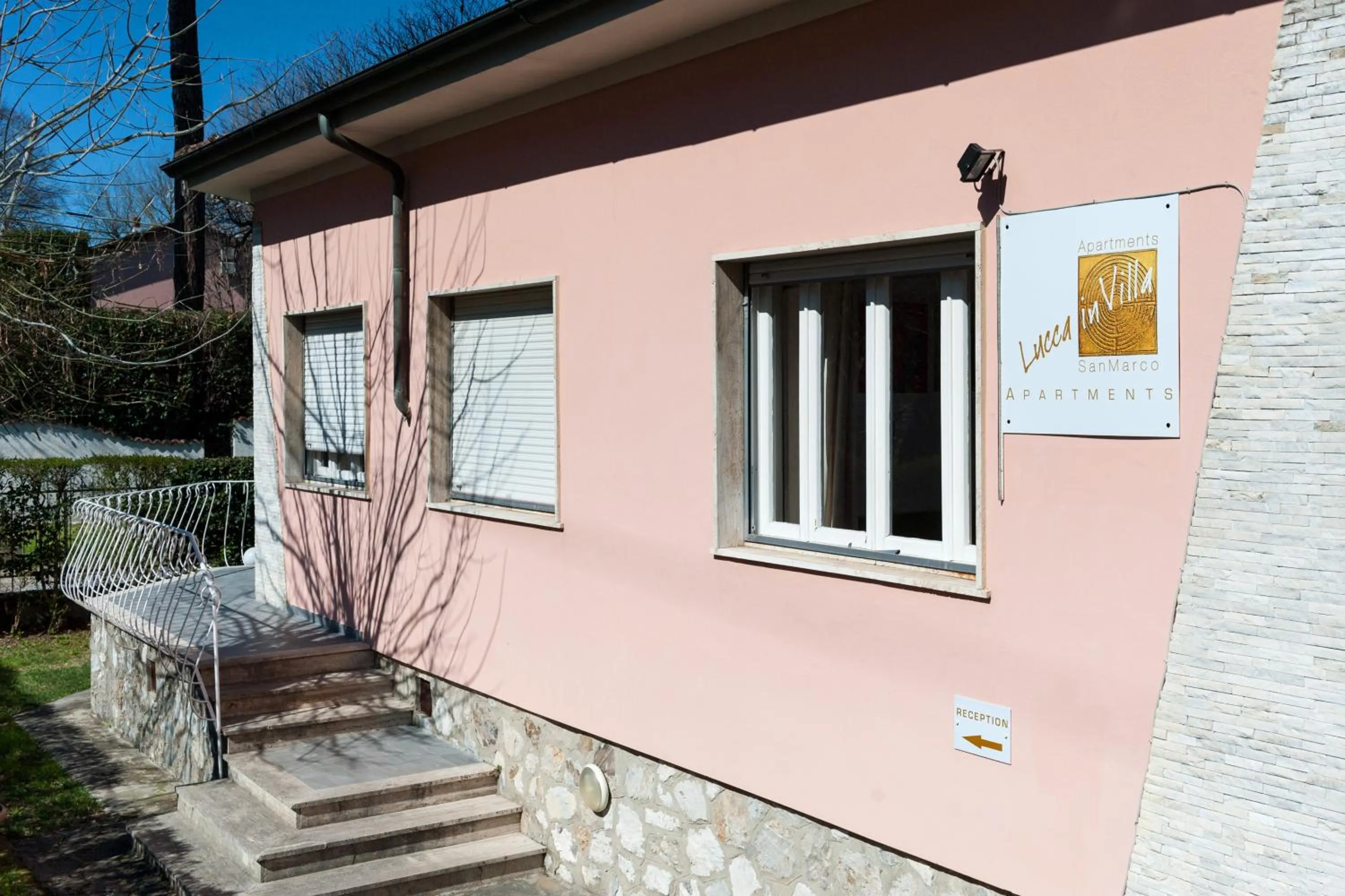 Garden view in Lucca in Villa San Marco