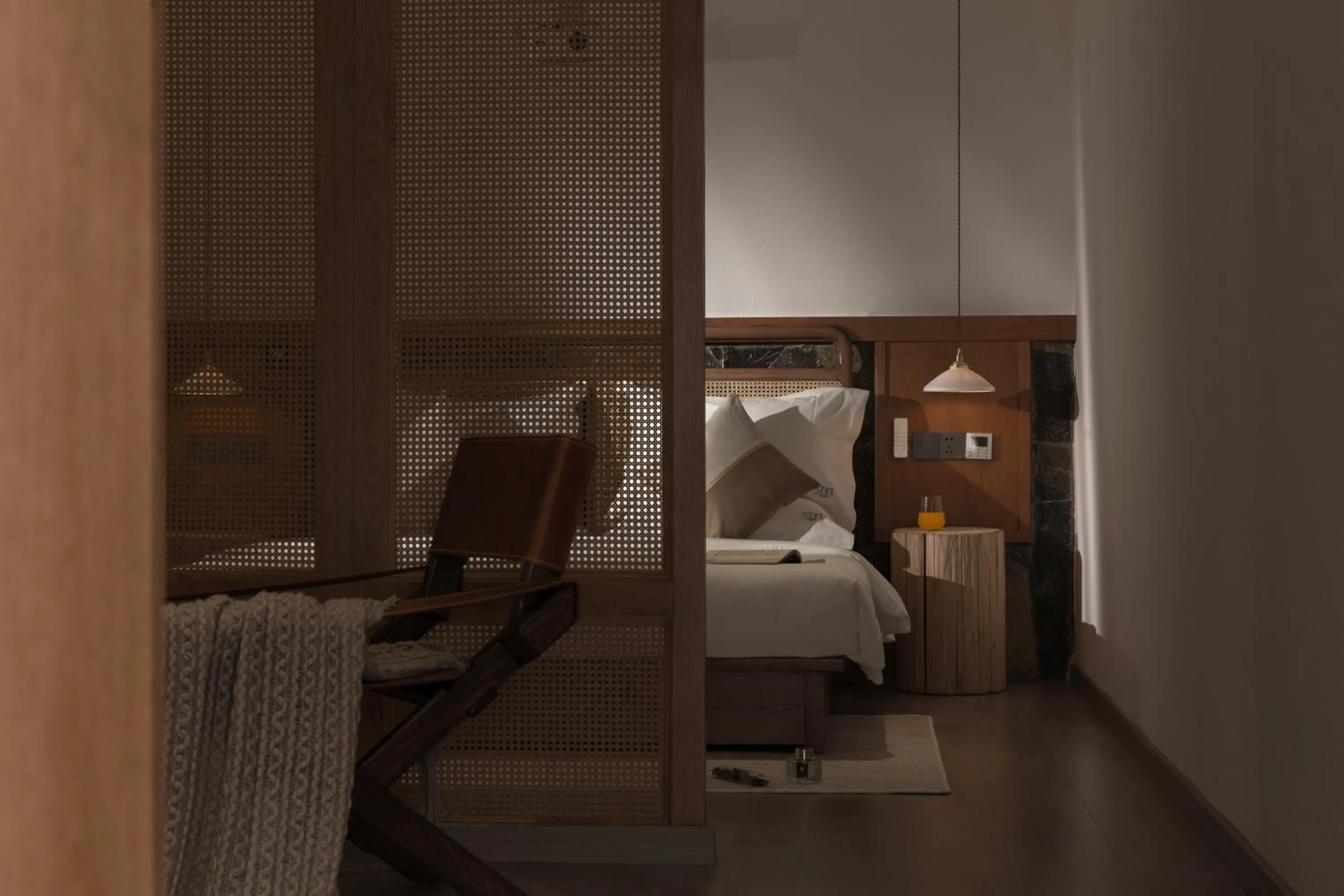 Bed in SIXI Conglu Design Aesthetics Hotel