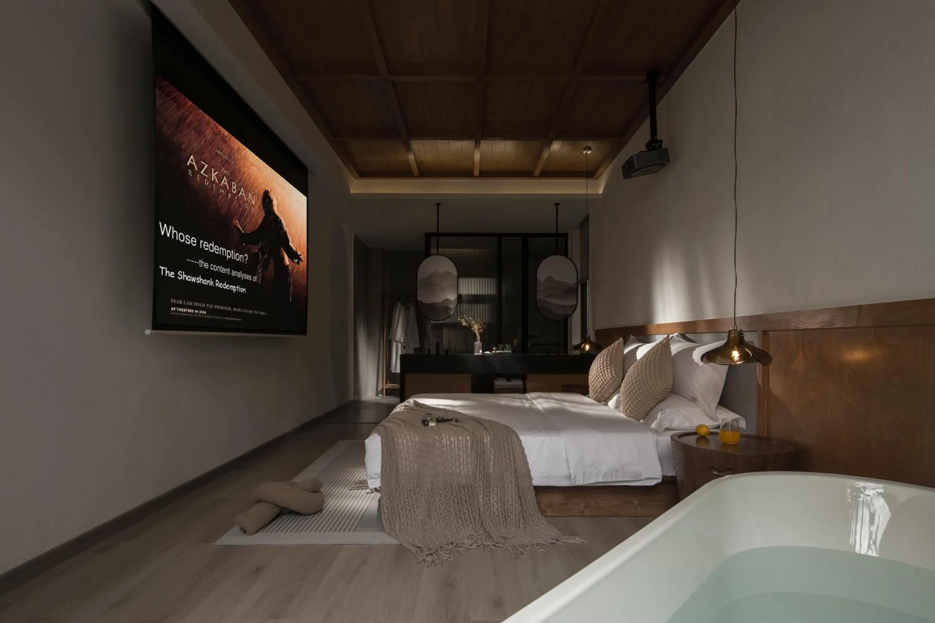 Bed in SIXI Conglu Design Aesthetics Hotel