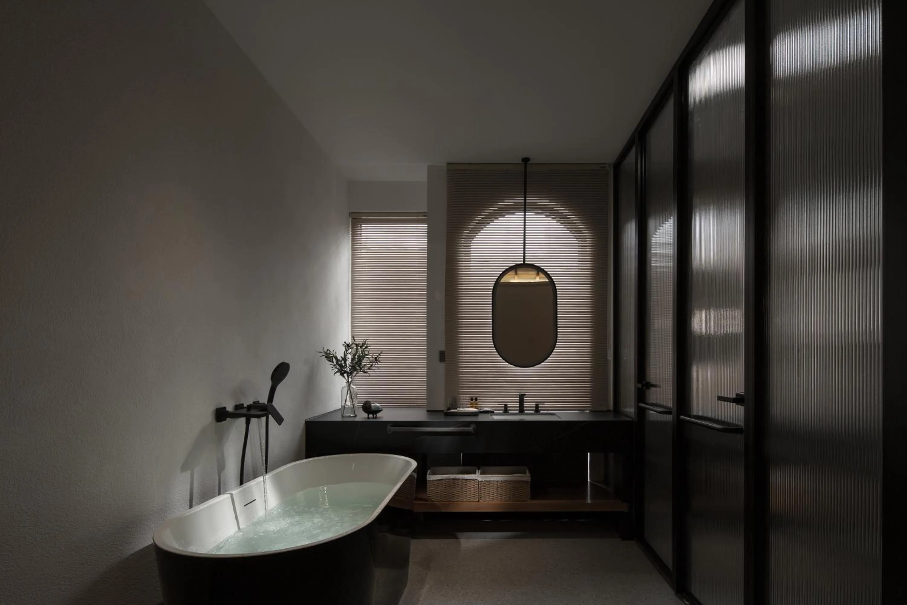 Bathroom in SIXI Conglu Design Aesthetics Hotel
