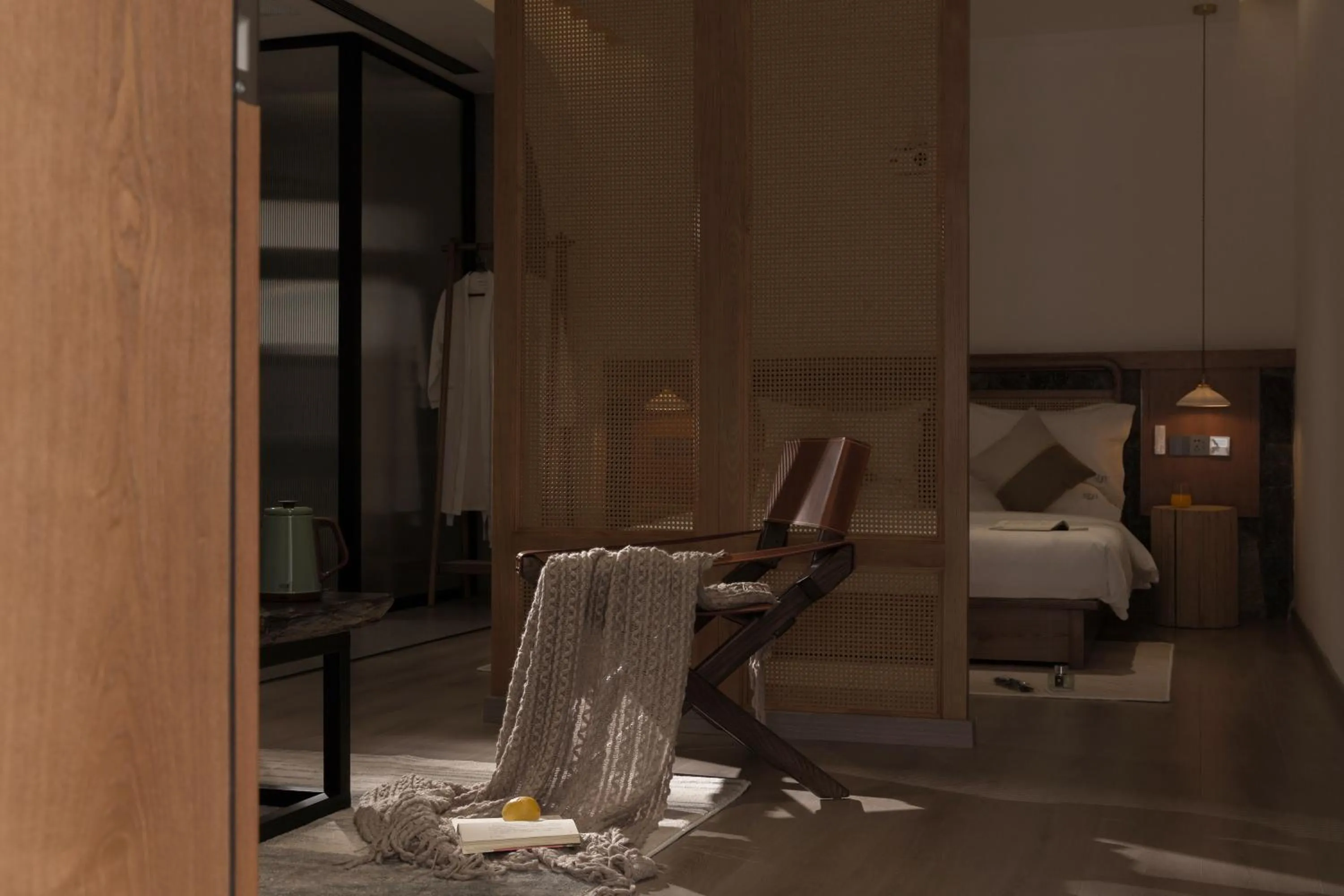 Bed in SIXI Conglu Design Aesthetics Hotel