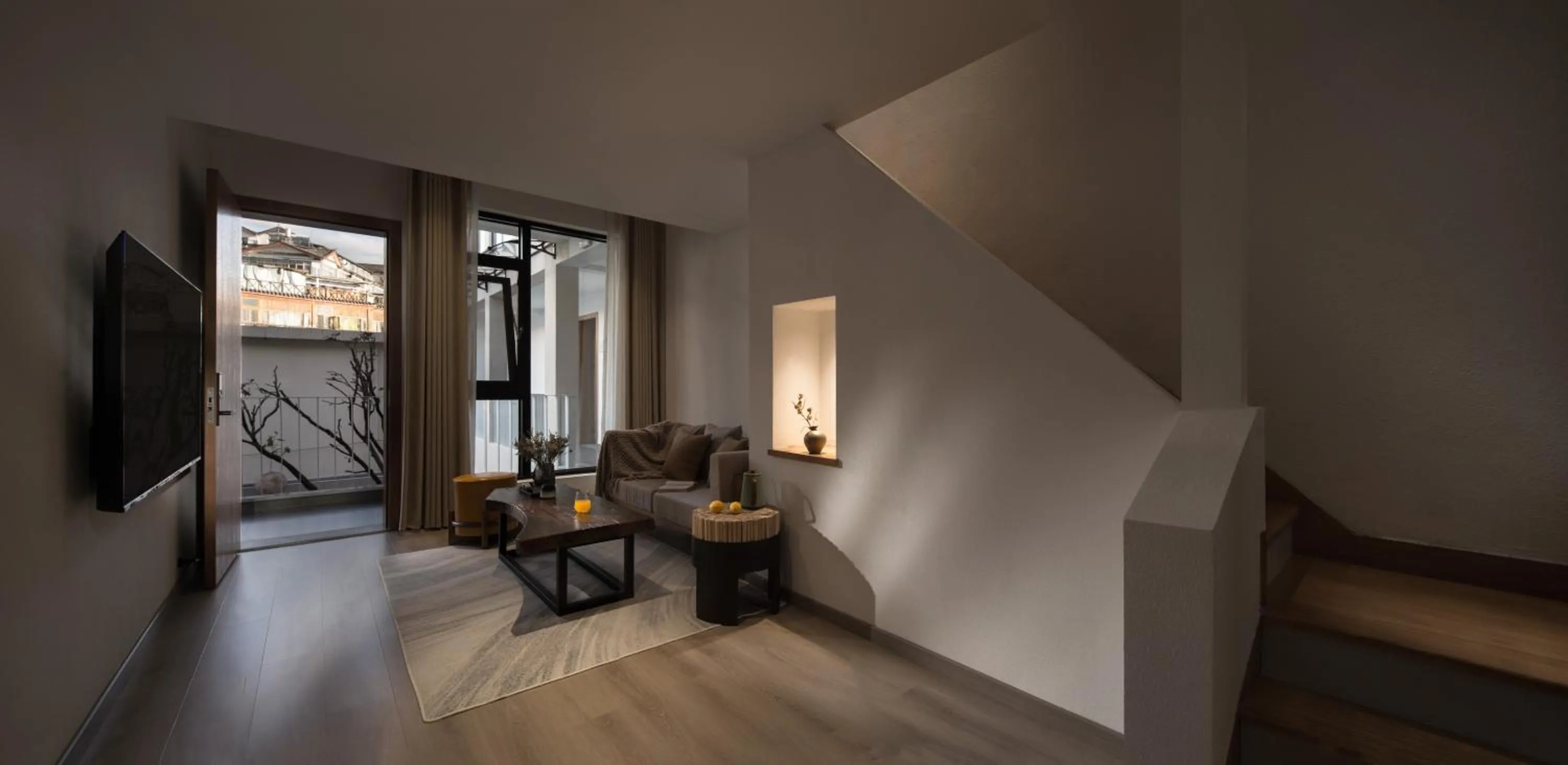 TV and multimedia in SIXI Conglu Design Aesthetics Hotel