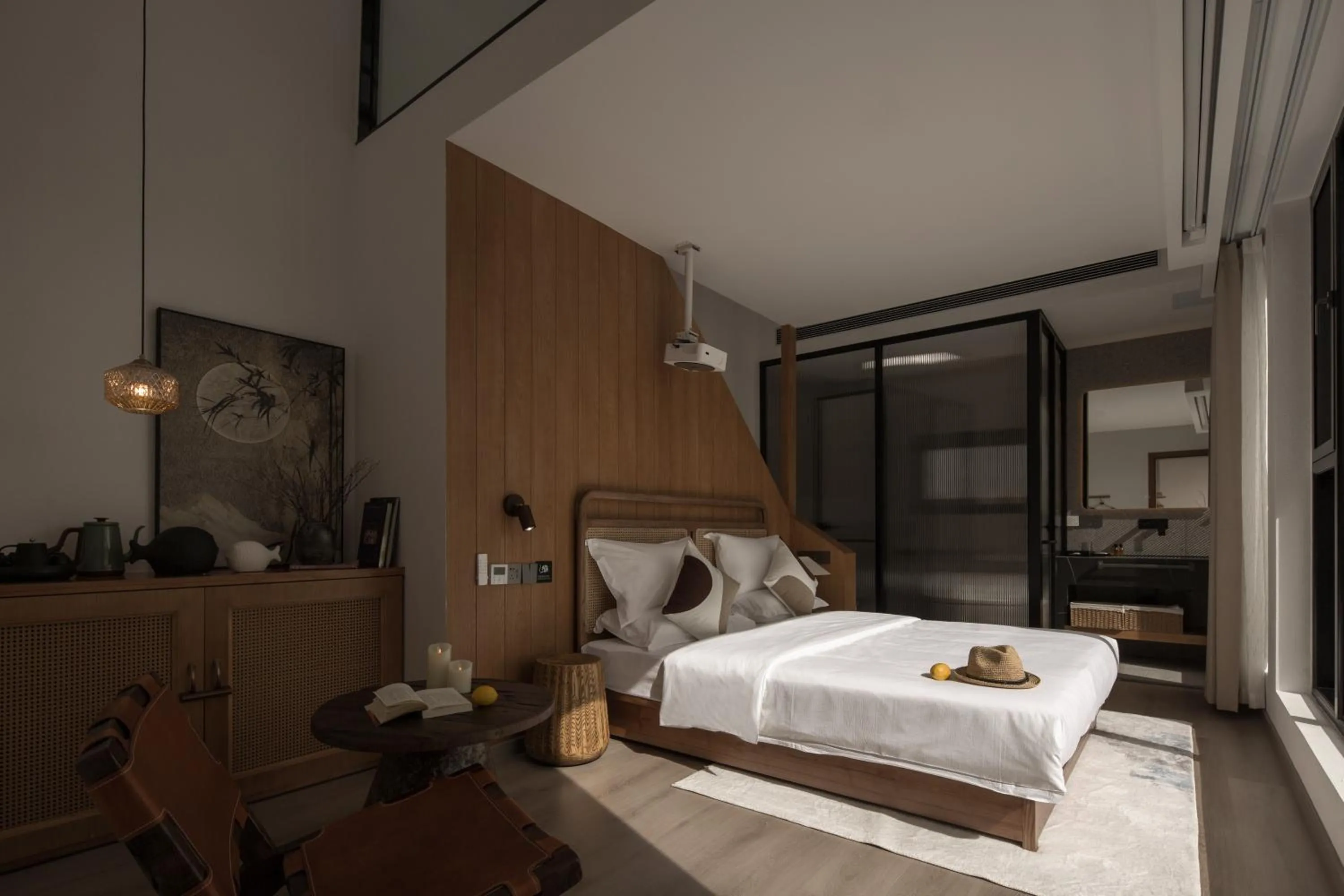 Bed in SIXI Conglu Design Aesthetics Hotel