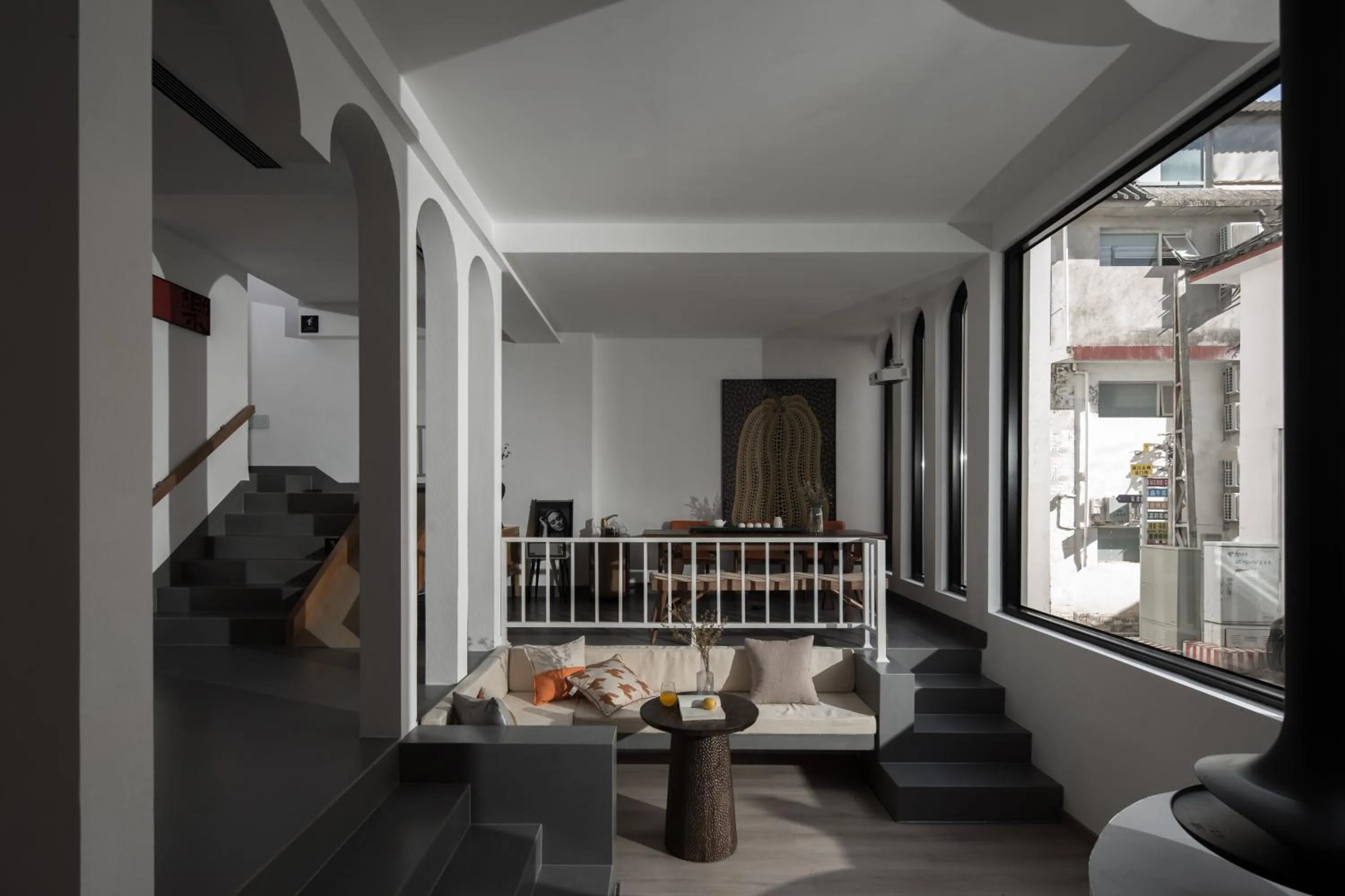 Seating area in SIXI Conglu Design Aesthetics Hotel