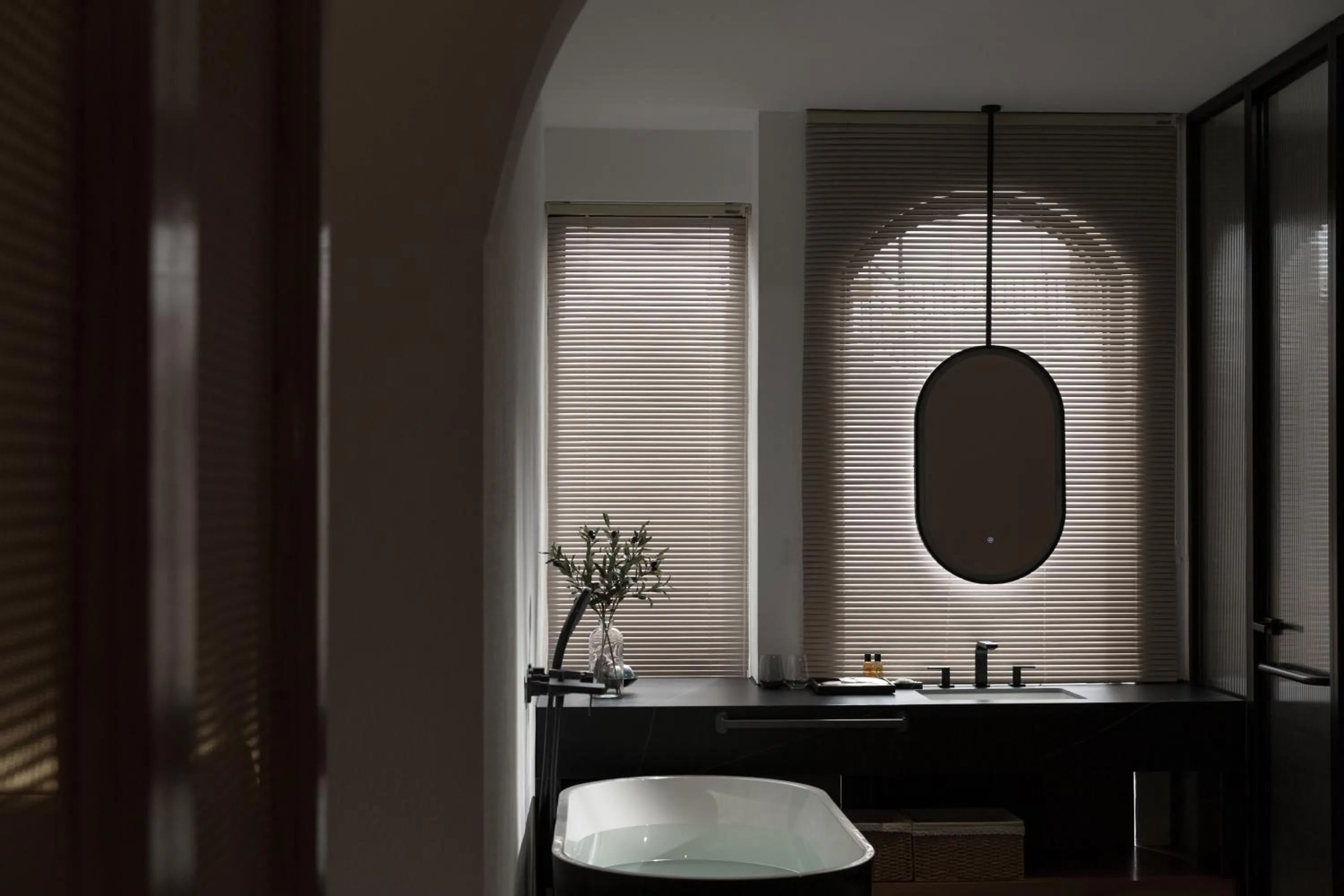 Bathroom in SIXI Conglu Design Aesthetics Hotel