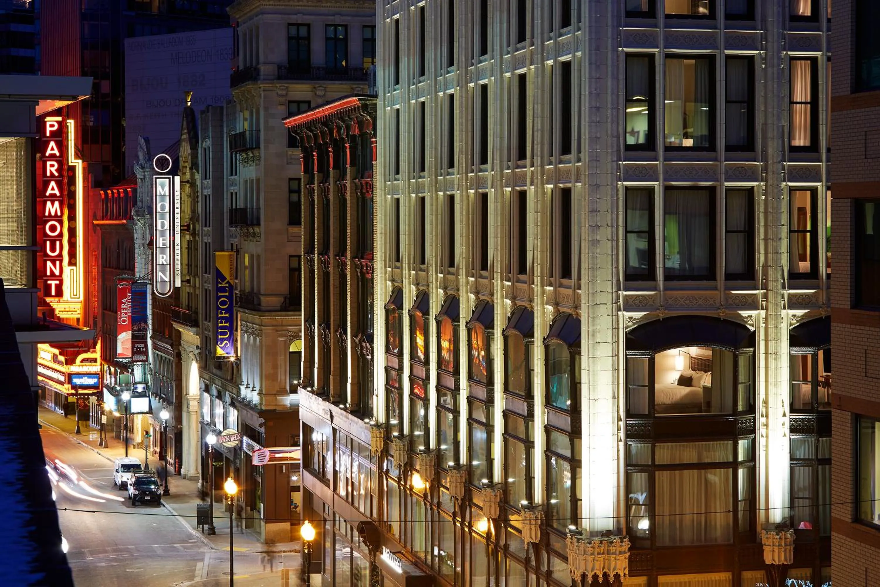 Off site in The Godfrey Hotel Boston